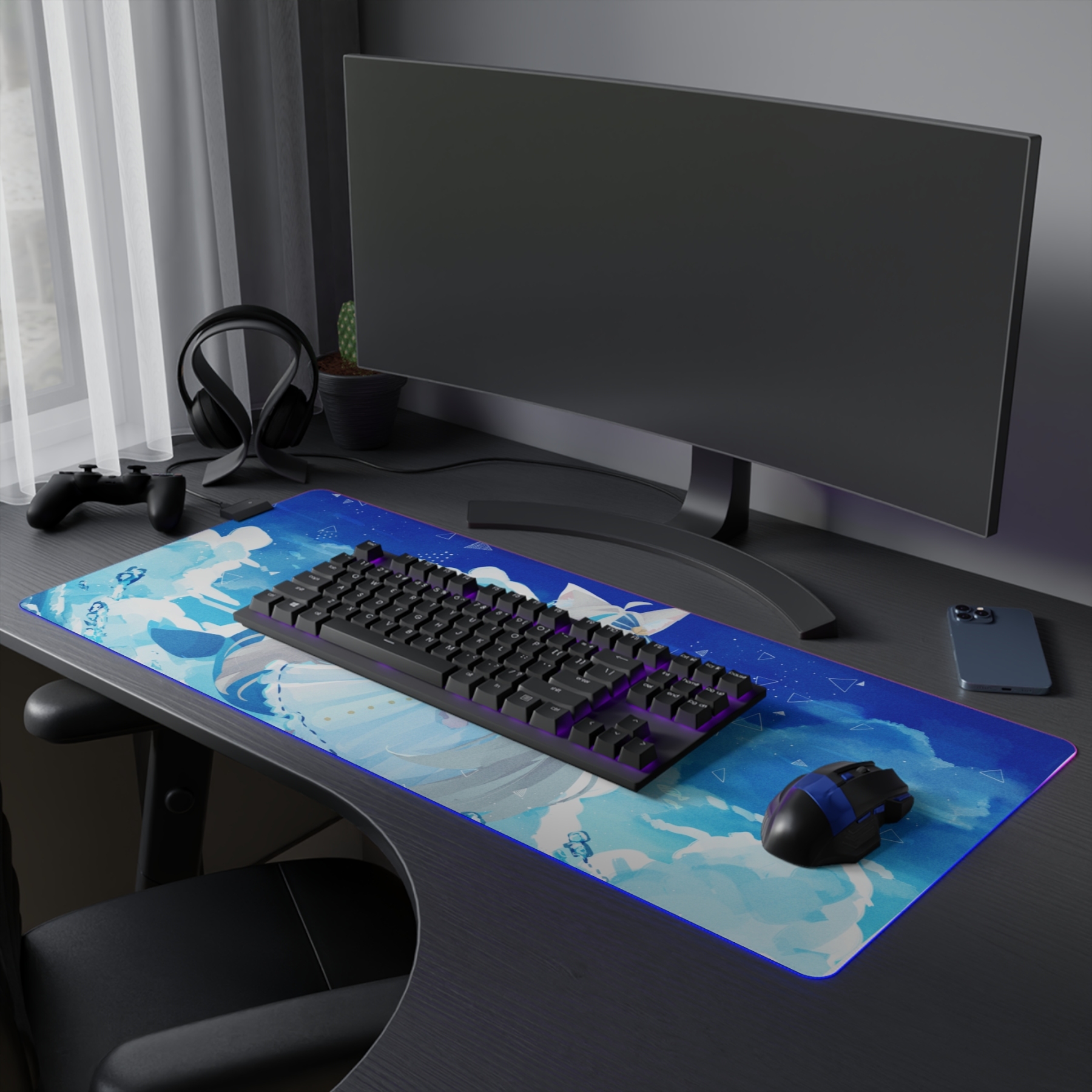 SamekoSaba 主題桌墊 LED遊戲滑鼠墊-ZUIHANG SHOP