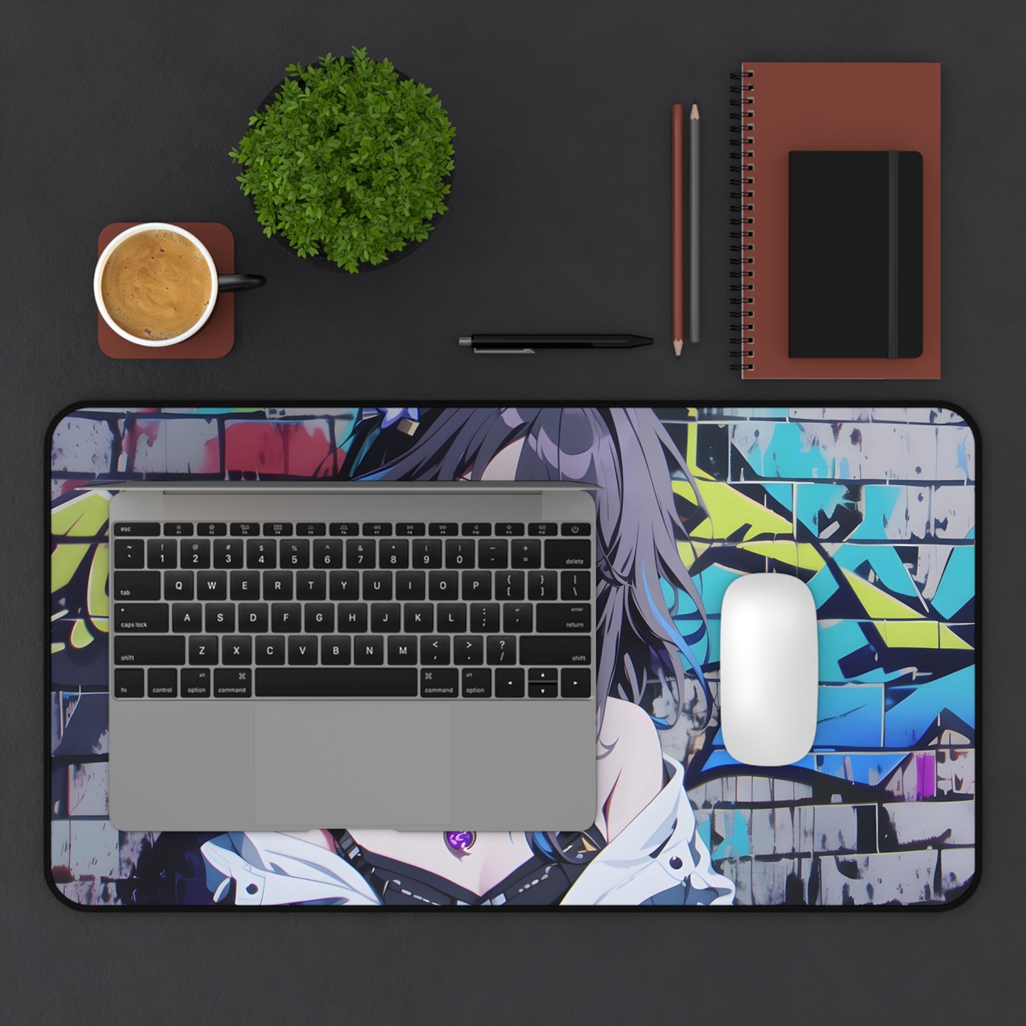 雷電將軍塗鴉墻 卡牌桌遊週邊牌墊滑鼠墊