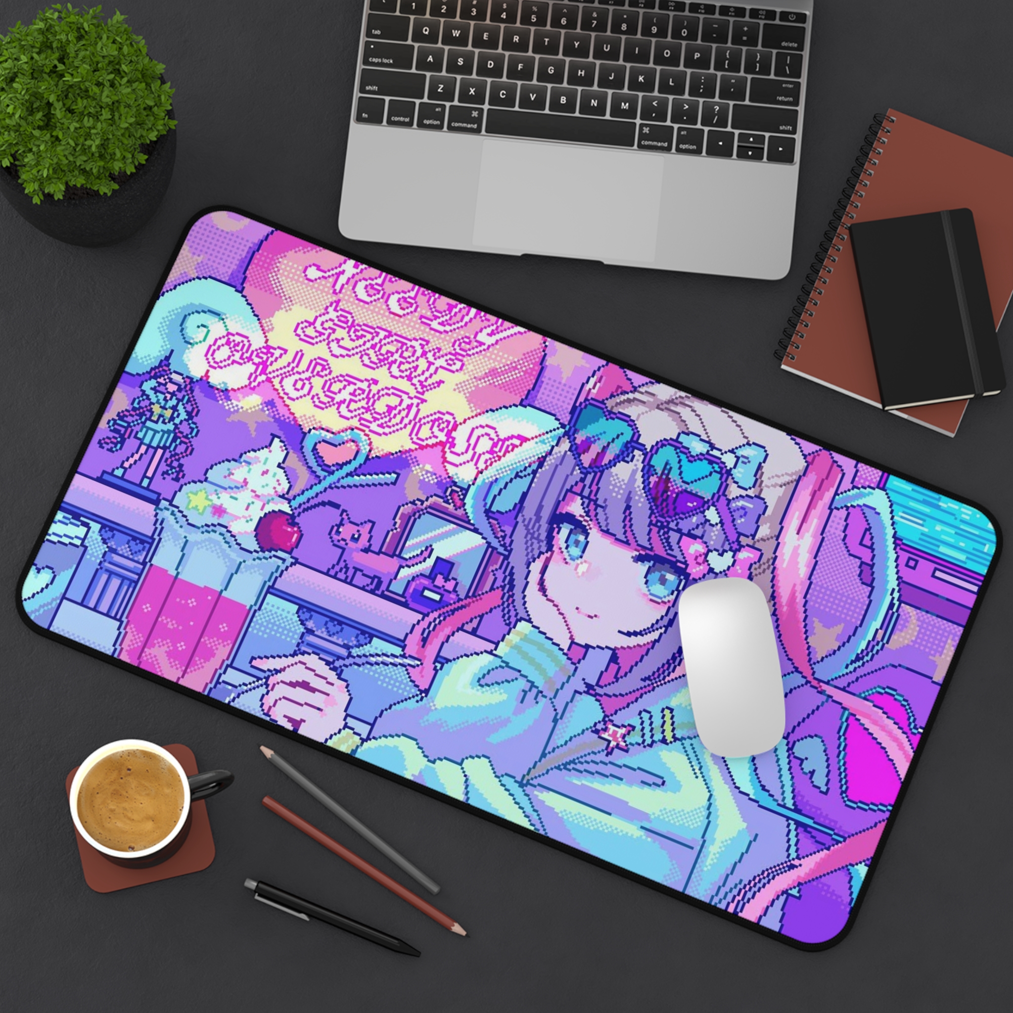 超天醬 主播女孩重度依賴卡牌桌遊週邊牌墊滑鼠墊