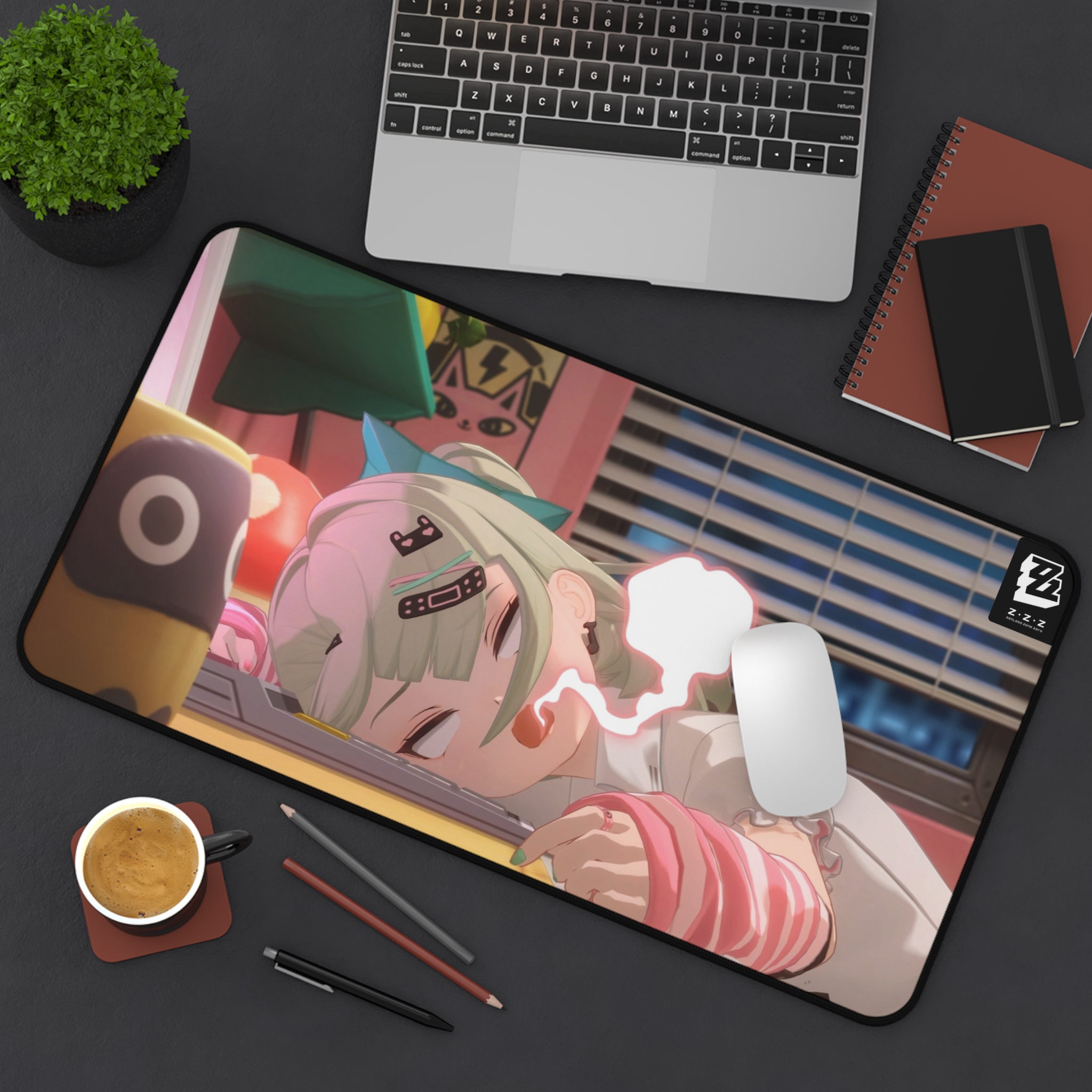 千夏 絕區零卡牌桌遊週邊牌墊滑鼠墊