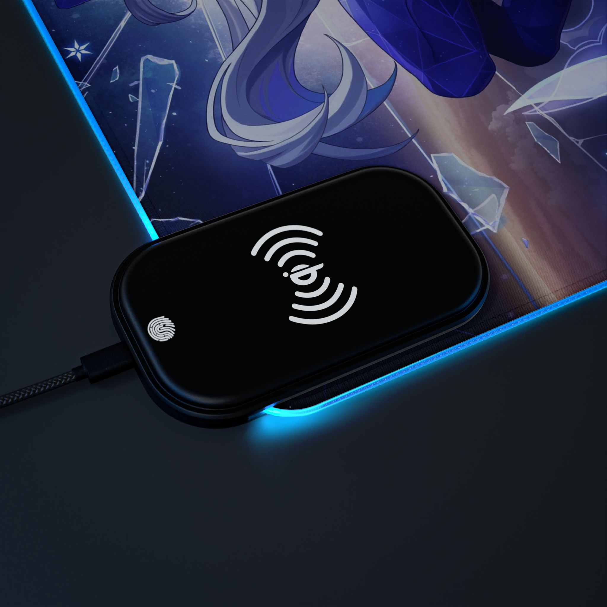 原神 絲柯克 主題桌墊 LED遊戲滑鼠墊-ZUIHANG SHOP