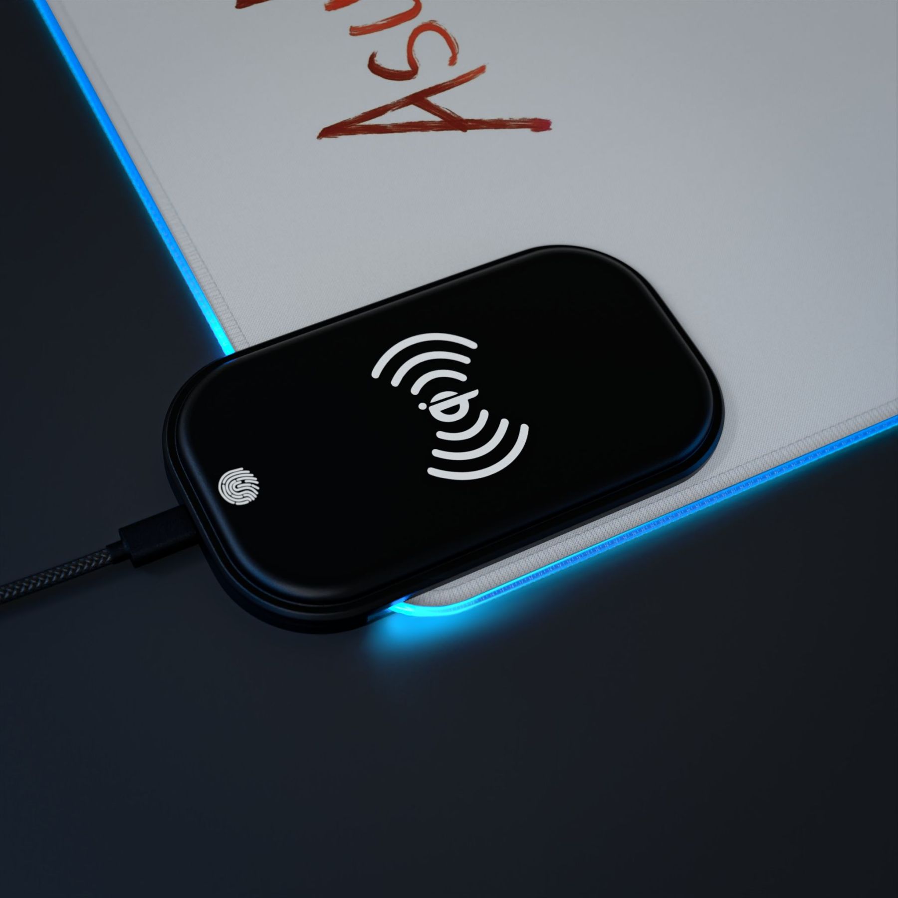 亂線畫風 主題桌墊 LED遊戲滑鼠墊-ZUIHANG SHOP