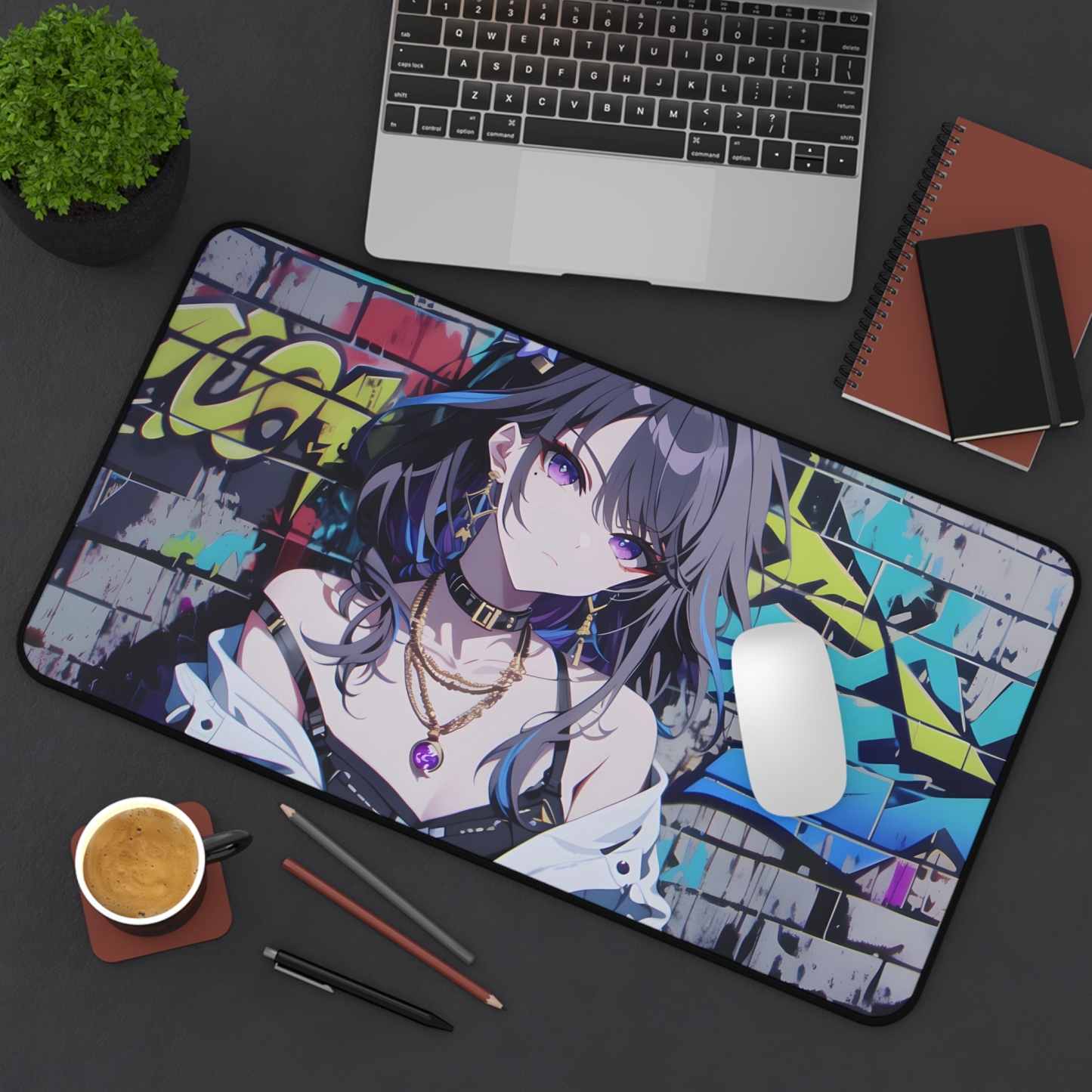 雷電將軍塗鴉墻 卡牌桌遊週邊牌墊滑鼠墊