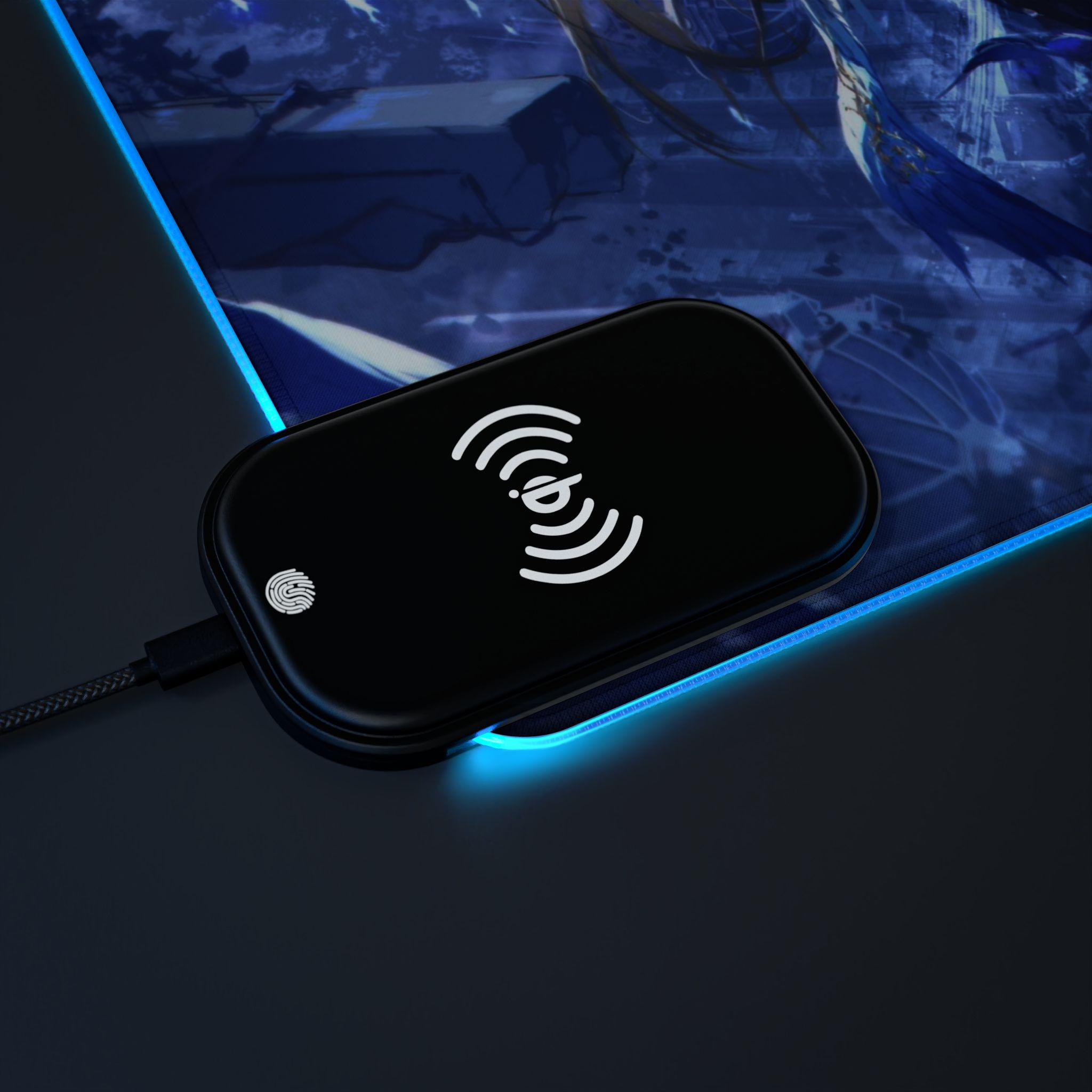 風吹月影的獨步 主題桌墊 LED遊戲滑鼠墊-ZUIHANG SHOP