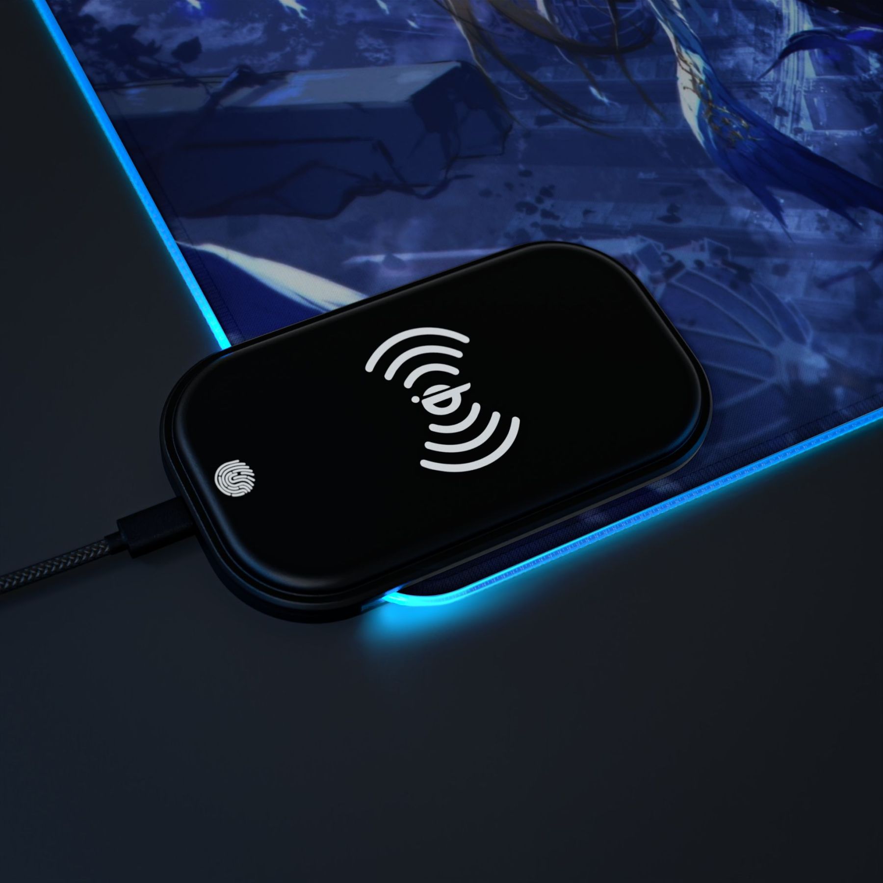 風吹月影的獨步 主題桌墊 LED遊戲滑鼠墊-ZUIHANG SHOP