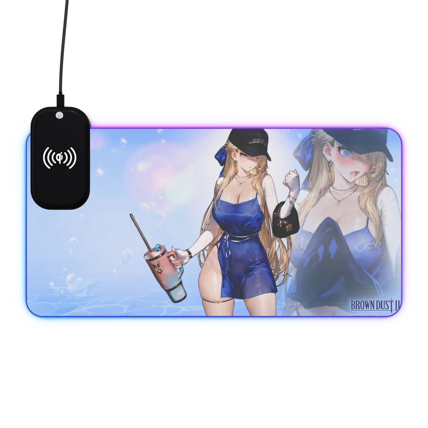 棕色塵埃2 主題桌墊 LED遊戲滑鼠墊-ZUIHANG SHOP