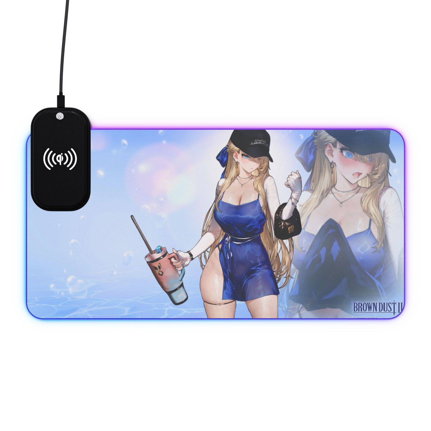 棕色塵埃2 主題桌墊 LED遊戲滑鼠墊-ZUIHANG SHOP