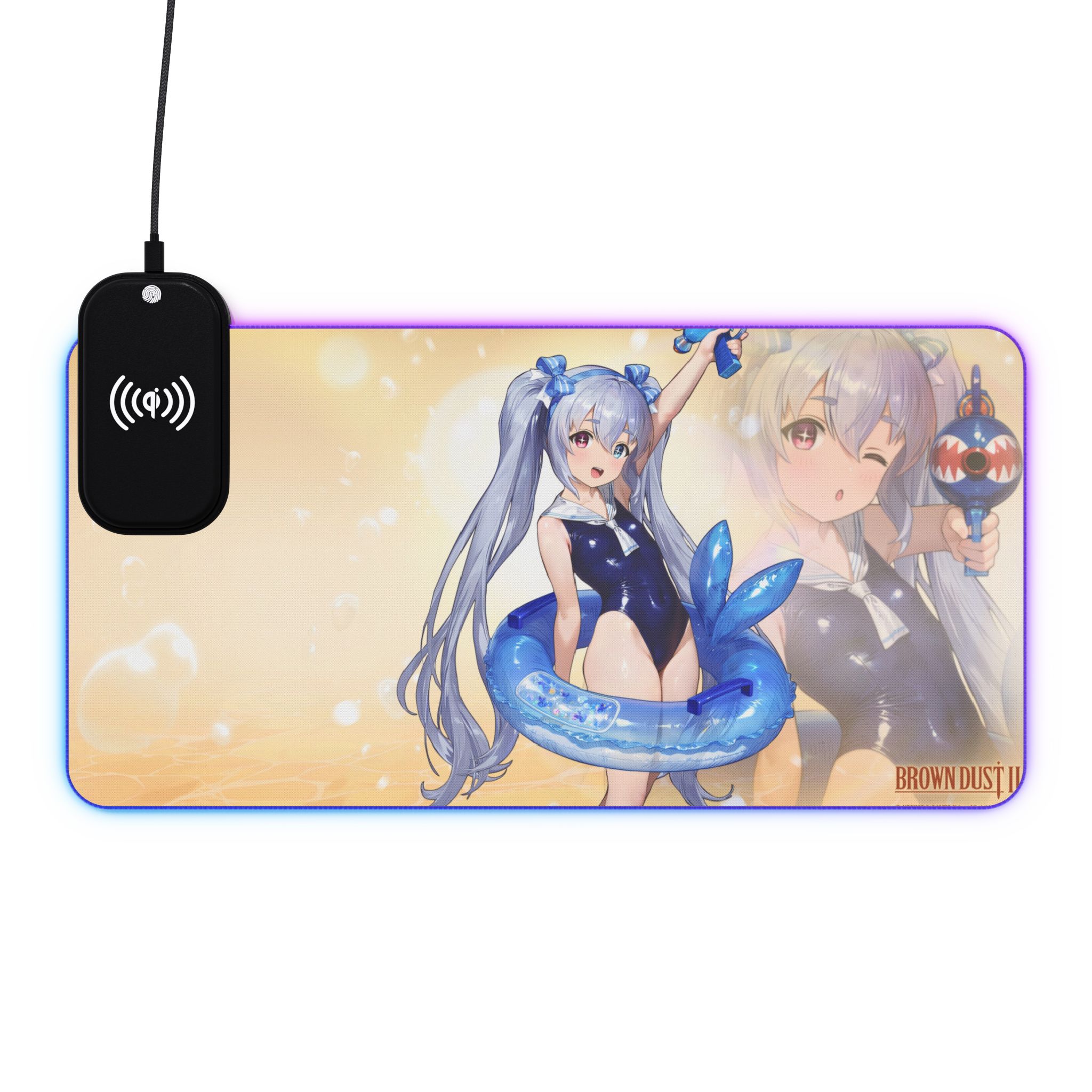 棕色塵埃2 主題桌墊 LED遊戲滑鼠墊-ZUIHANG SHOP