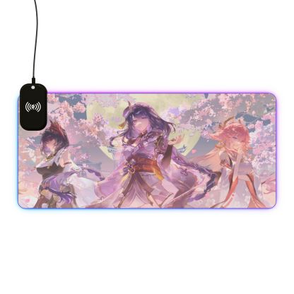 原神 稻妻 主題桌墊 LED遊戲滑鼠墊-ZUIHANG SHOP