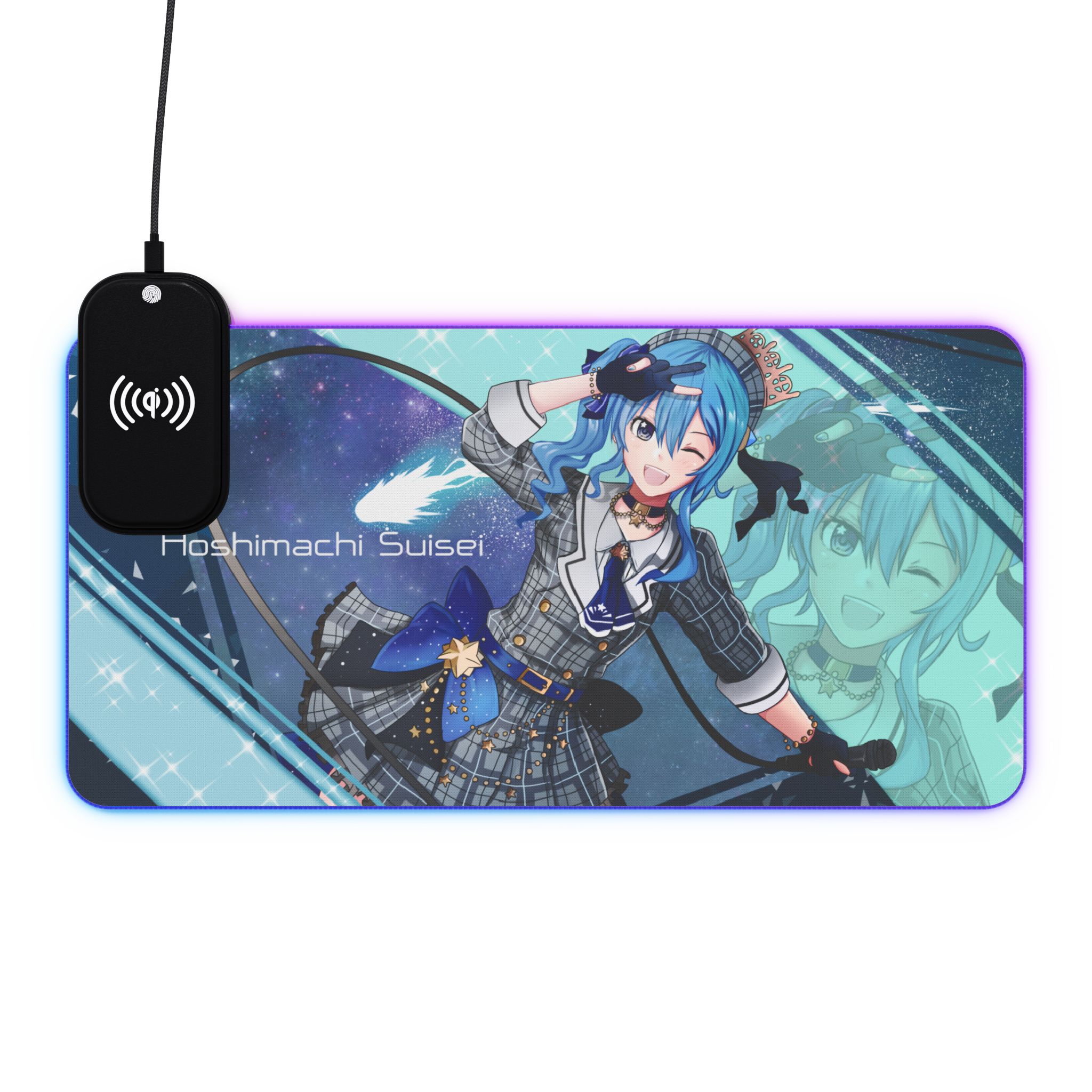 Hololive 主題桌墊 LED遊戲滑鼠墊-ZUIHANG SHOP