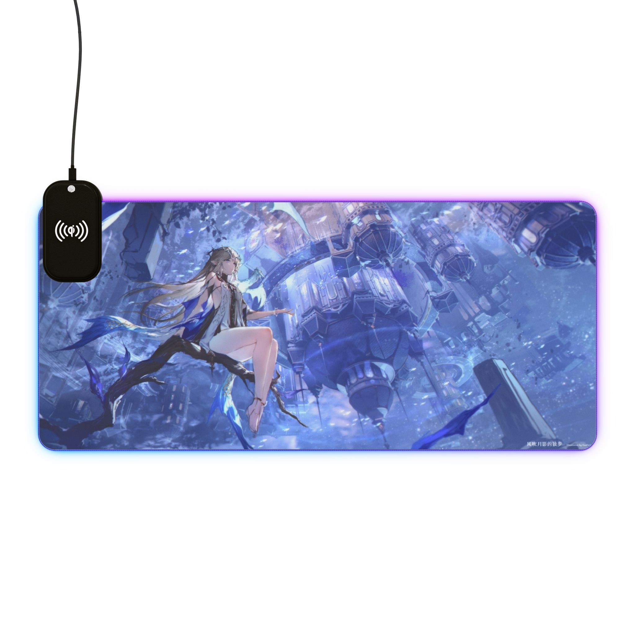 風吹月影的獨步 主題桌墊 LED遊戲滑鼠墊-ZUIHANG SHOP