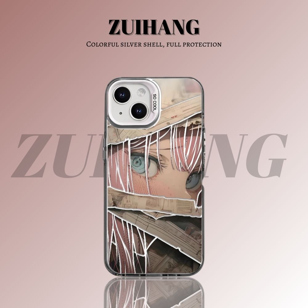 DARLING in the FRANKXX 彩銀線條漸變防摔手機殼-ZUIHANG SHOP