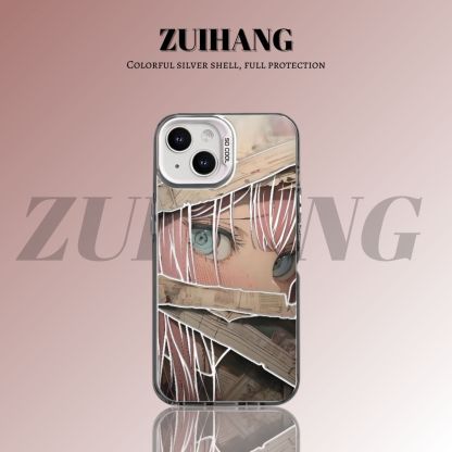 DARLING in the FRANKXX 彩銀線條漸變防摔手機殼-ZUIHANG SHOP