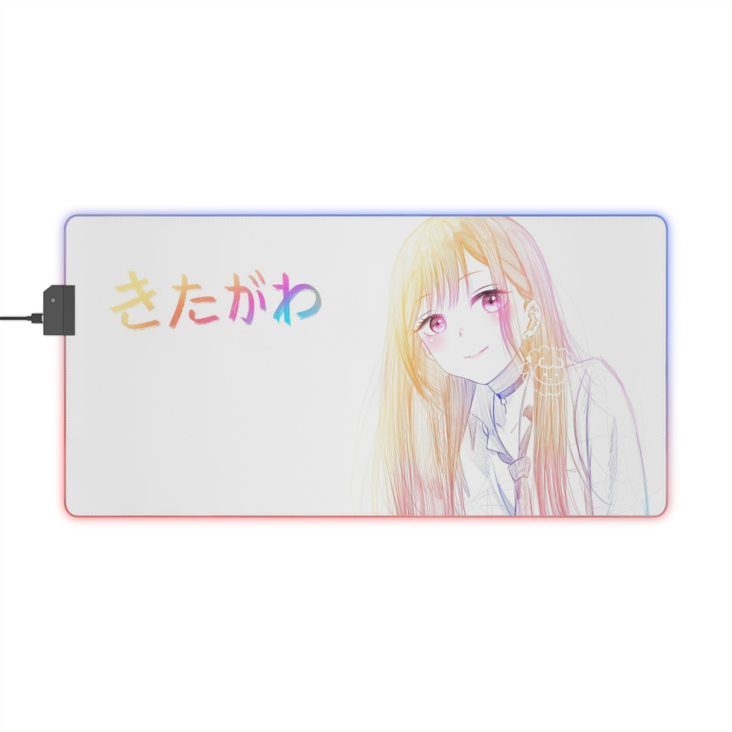 亂線畫風 主題桌墊 LED遊戲滑鼠墊-ZUIHANG SHOP