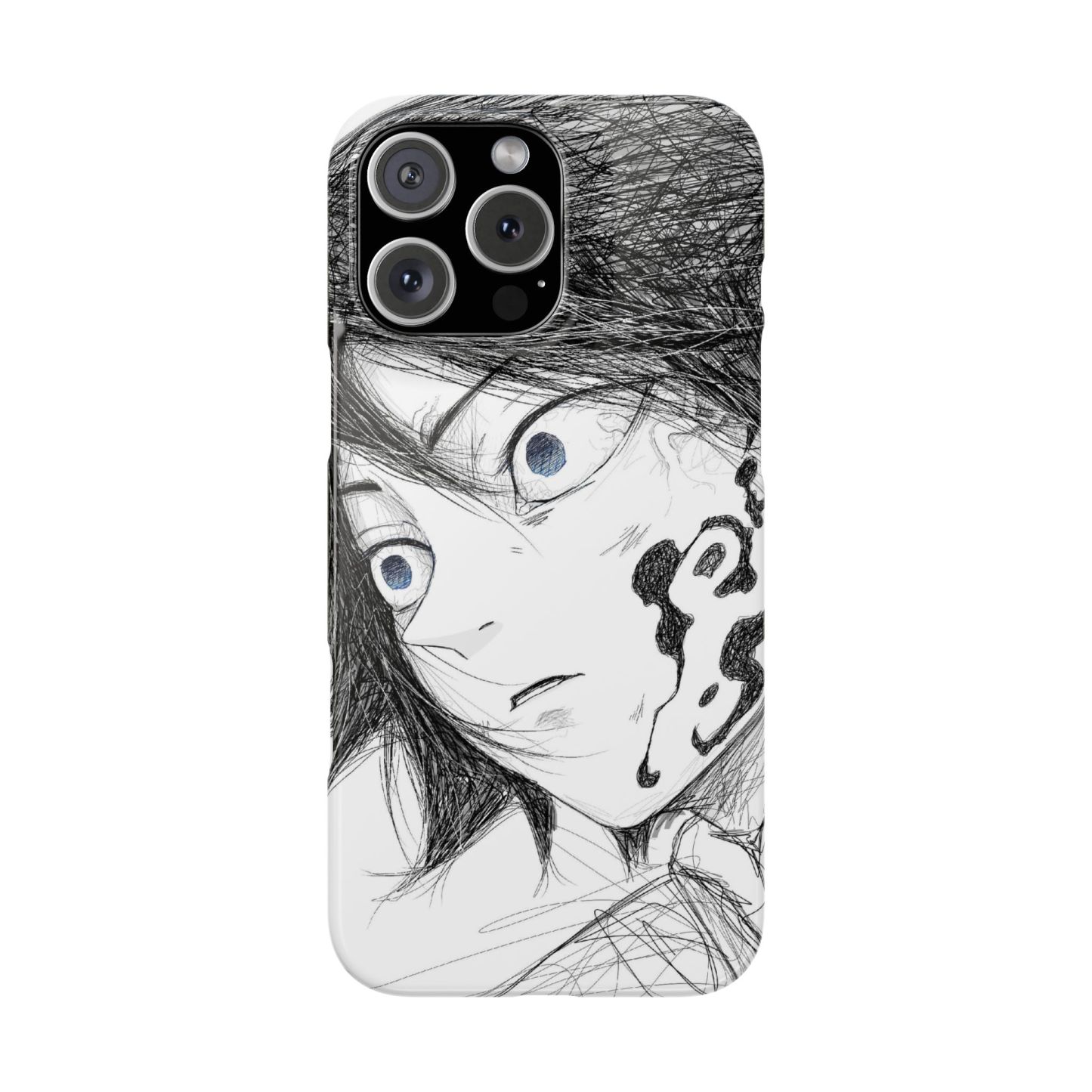 亂線畫風高清彩繪全包防摔菲林殼-ZUIHANG SHOP