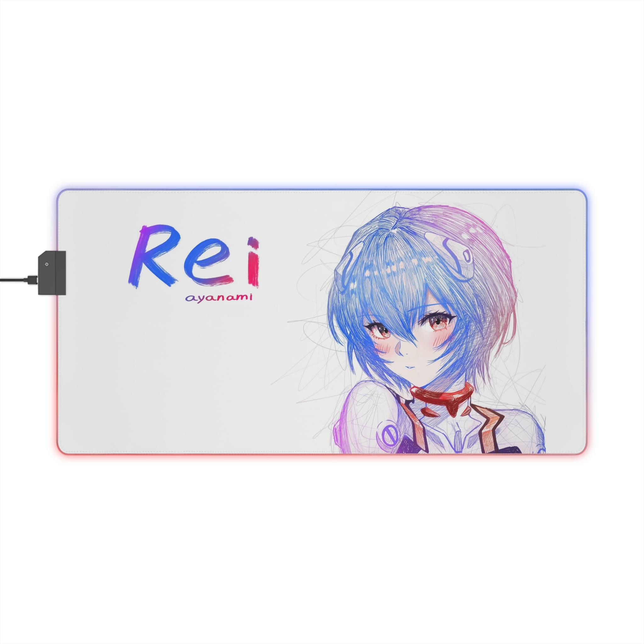 亂線畫風 主題桌墊 LED遊戲滑鼠墊-ZUIHANG SHOP