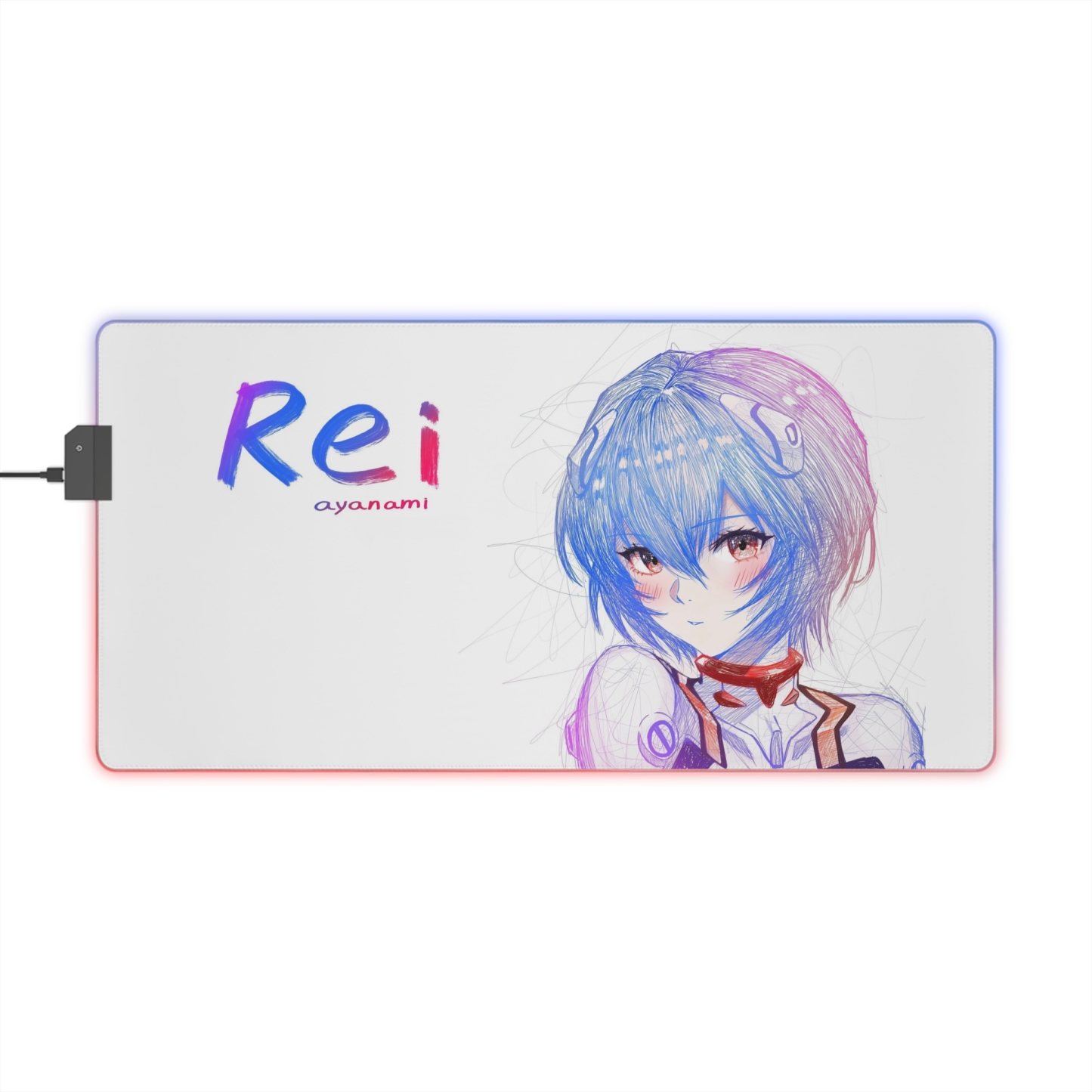 亂線畫風 主題桌墊 LED遊戲滑鼠墊-ZUIHANG SHOP