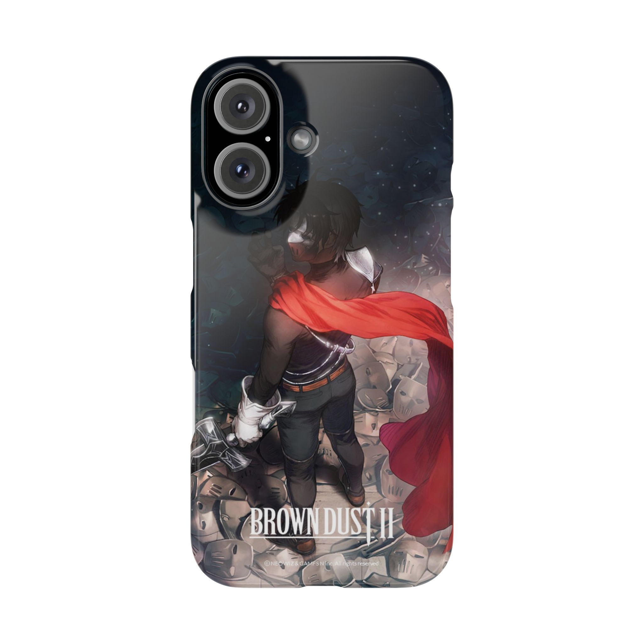 棕色塵埃高清彩繪全包防摔菲林殼-ZUIHANG SHOP