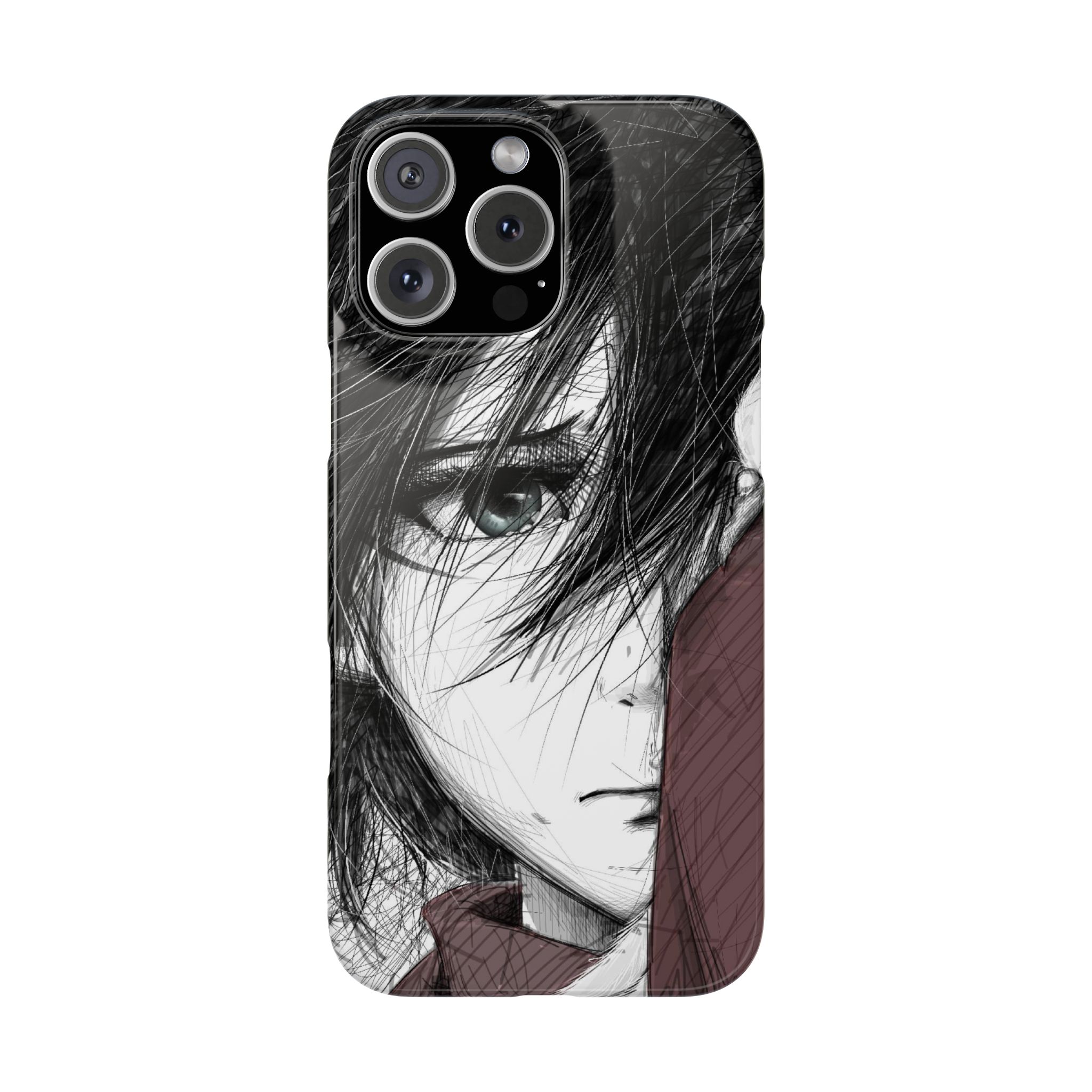 亂線畫風高清彩繪全包防摔菲林殼-ZUIHANG SHOP