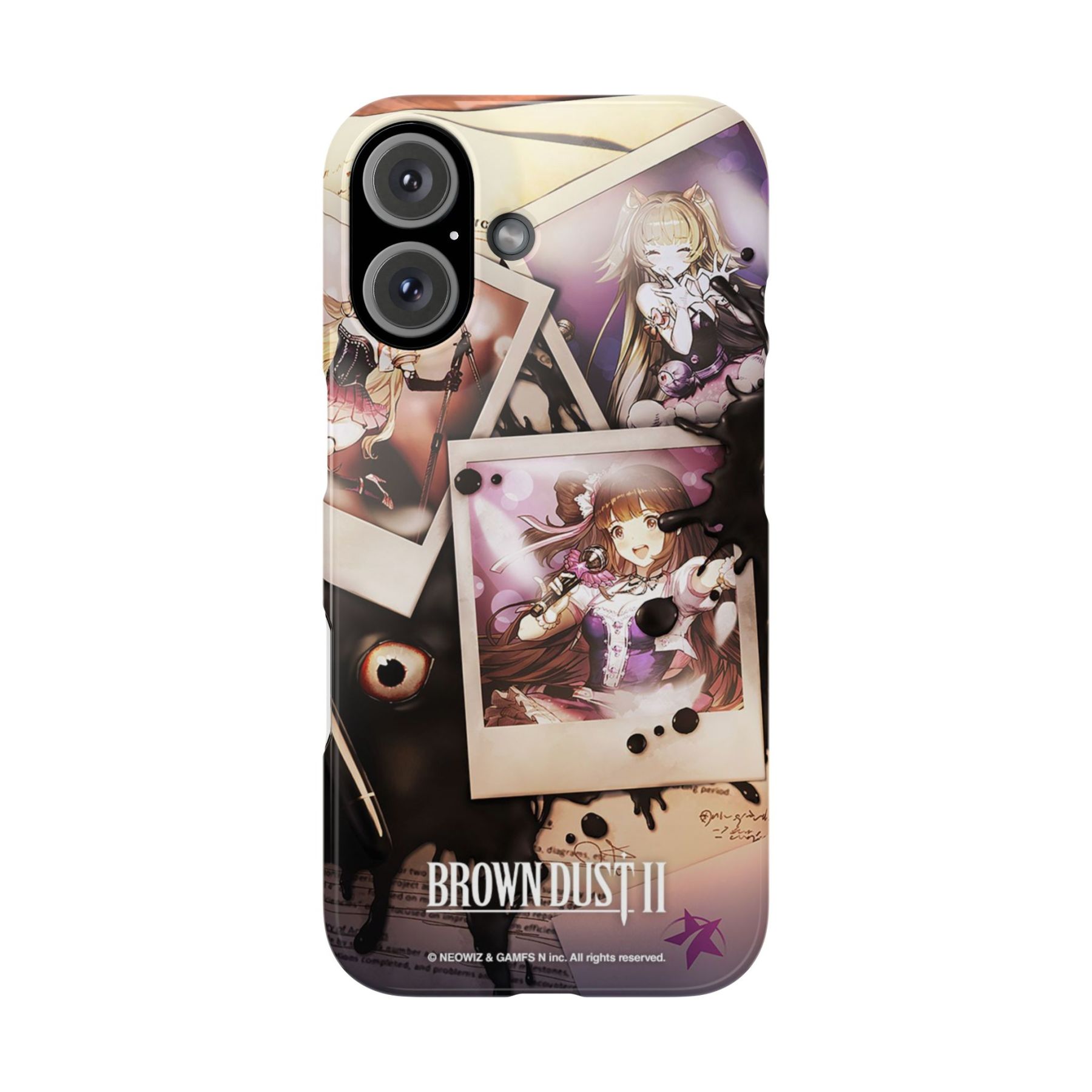 棕色塵埃高清彩繪全包防摔菲林殼-ZUIHANG SHOP