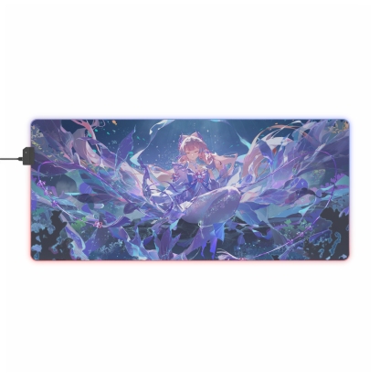 原神 心海 主題桌墊 LED遊戲滑鼠墊-ZUIHANG SHOP