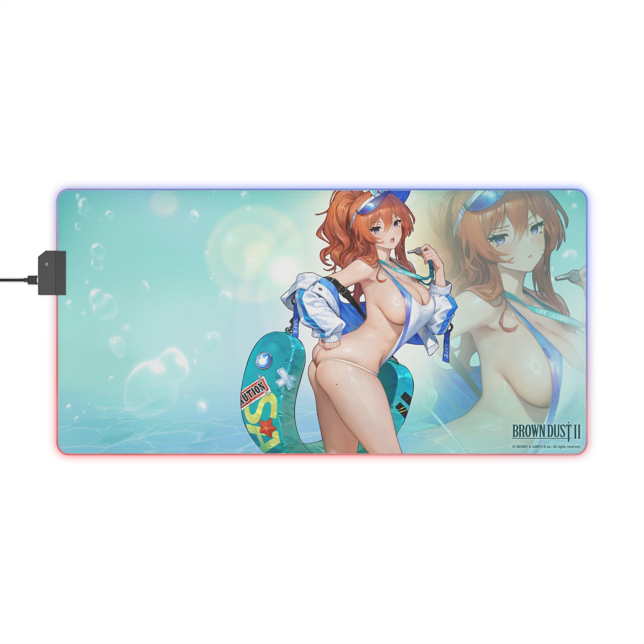 棕色塵埃2 主題桌墊 LED遊戲滑鼠墊-ZUIHANG SHOP