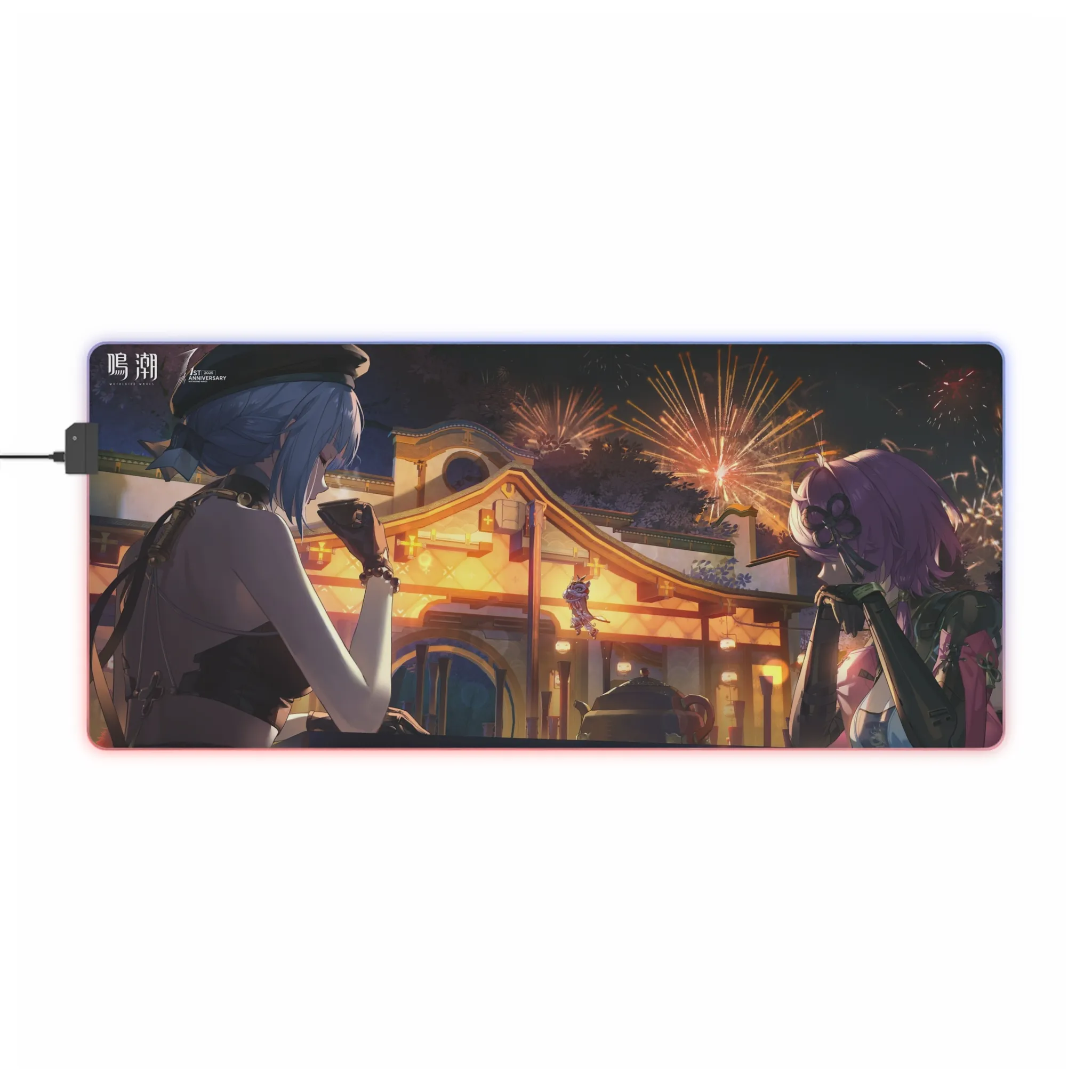 鳴潮 海歌重奏 主題桌墊 LED遊戲滑鼠墊-ZUIHANG SHOP