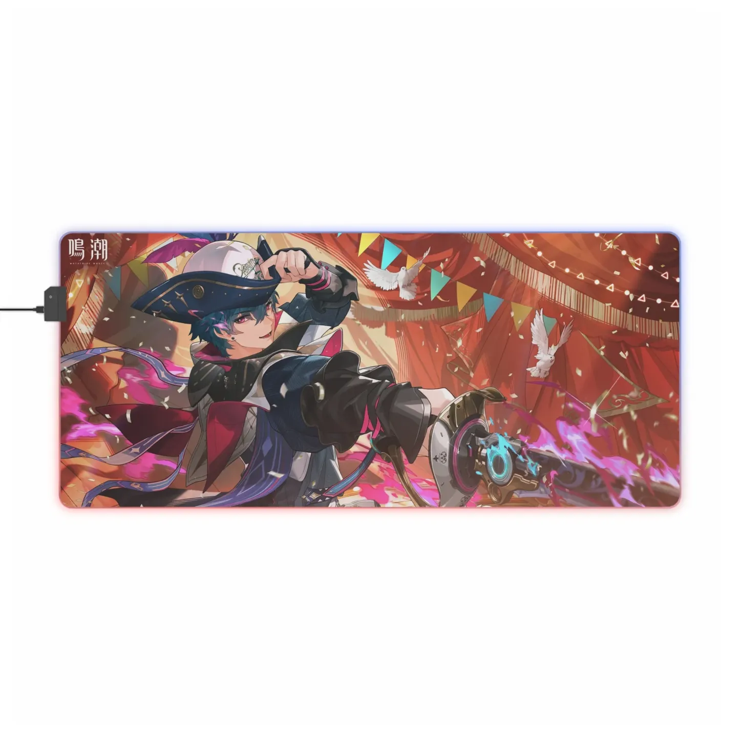 鳴潮 海歌重奏 主題桌墊 LED遊戲滑鼠墊-ZUIHANG SHOP