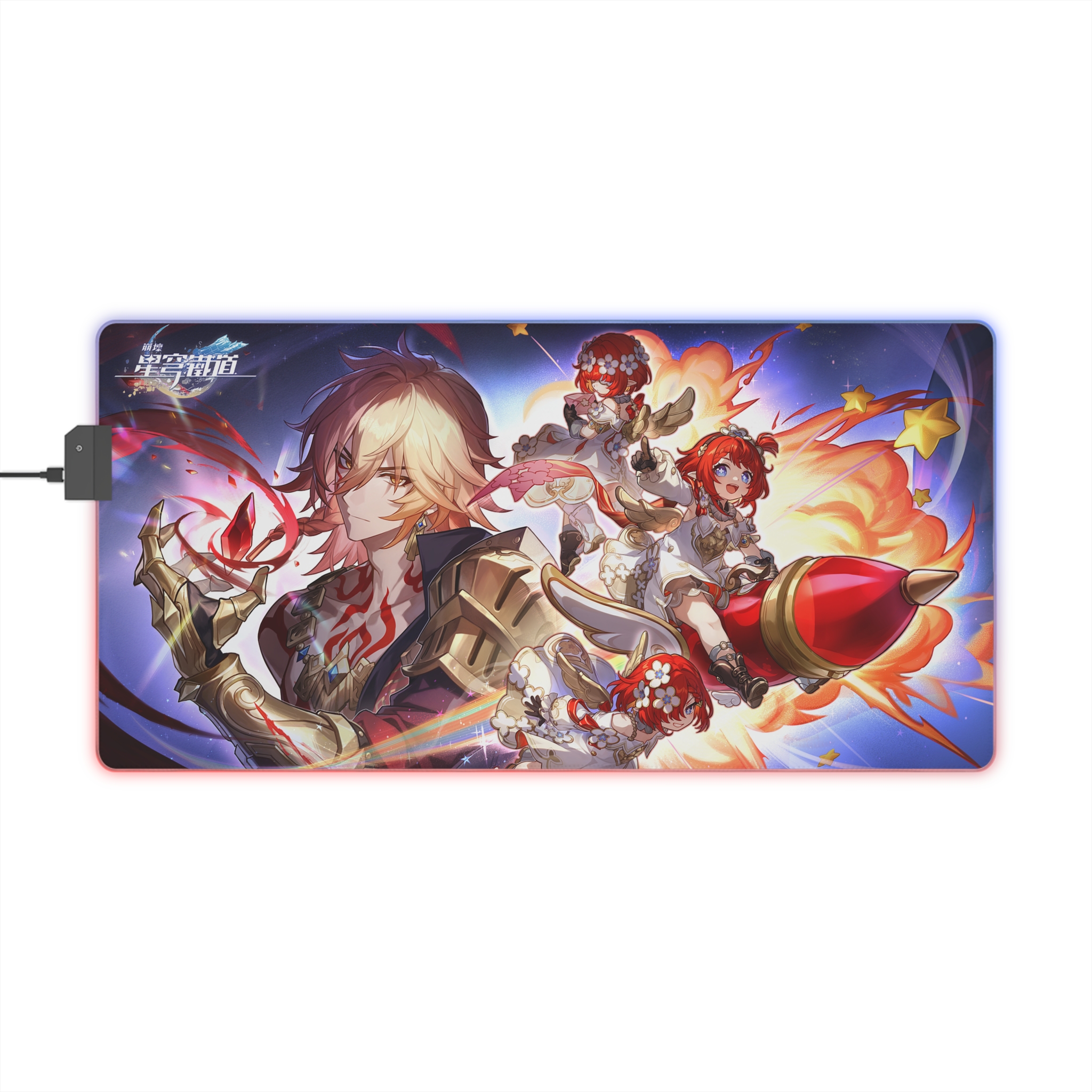 崩壞:星穹鐵道 主題桌墊 LED遊戲滑鼠墊-ZUIHANG SHOP