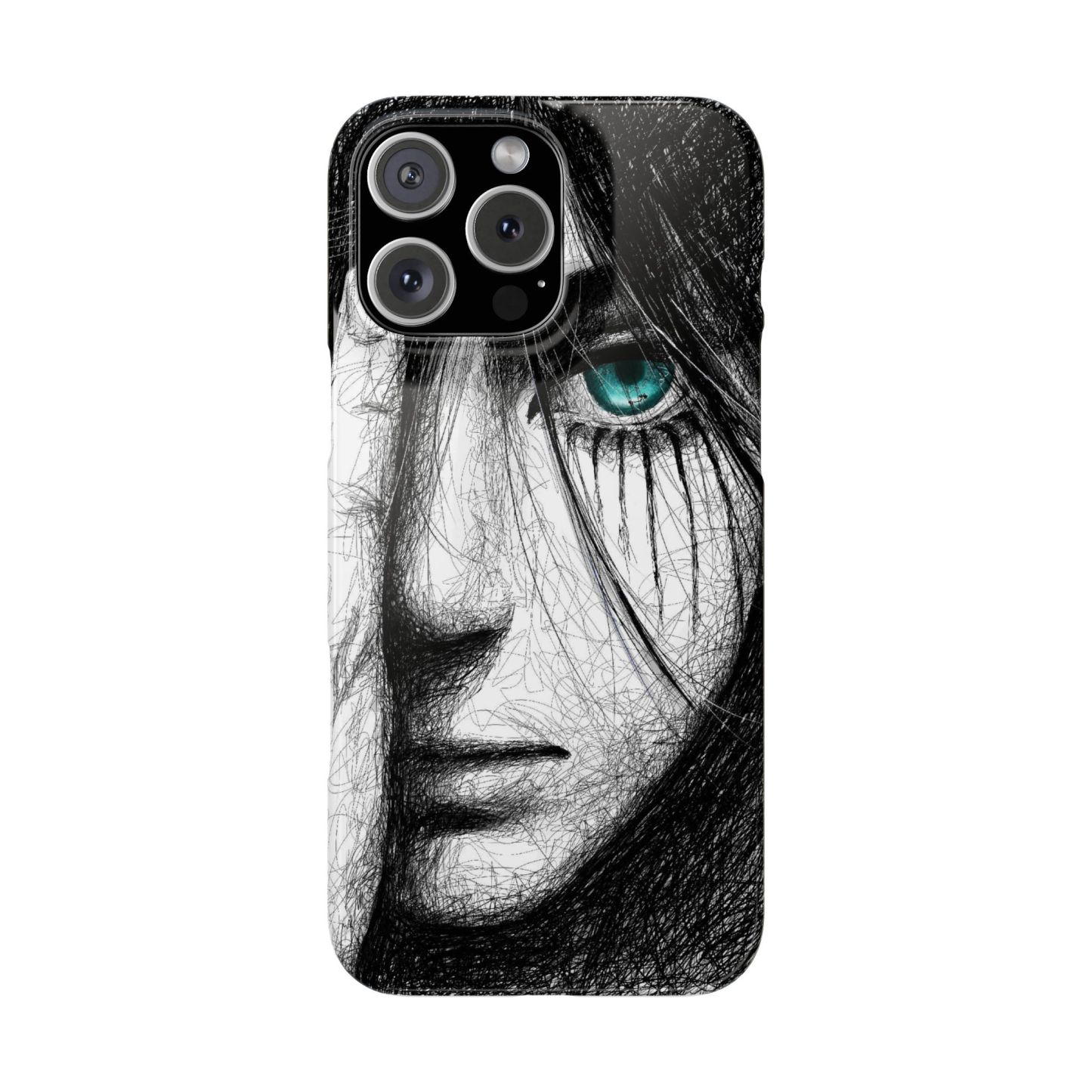 亂線畫風高清彩繪全包防摔菲林殼-ZUIHANG SHOP