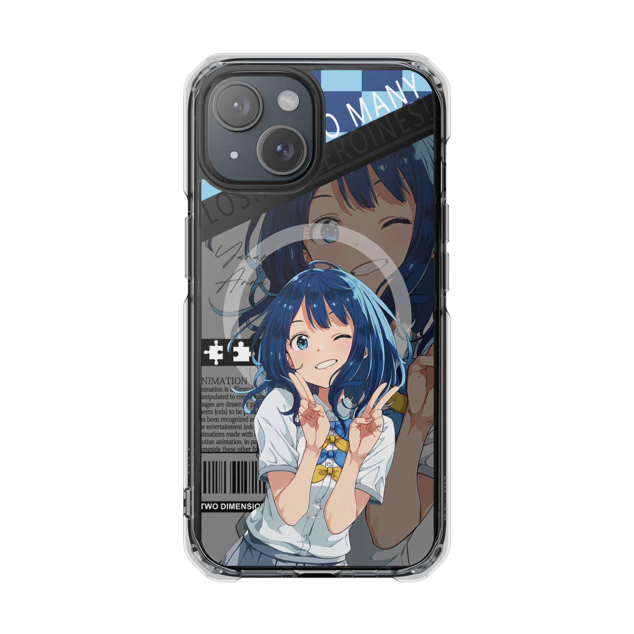 敗北女角透明磁吸防摔手機殼-ZUIHANG SHOP