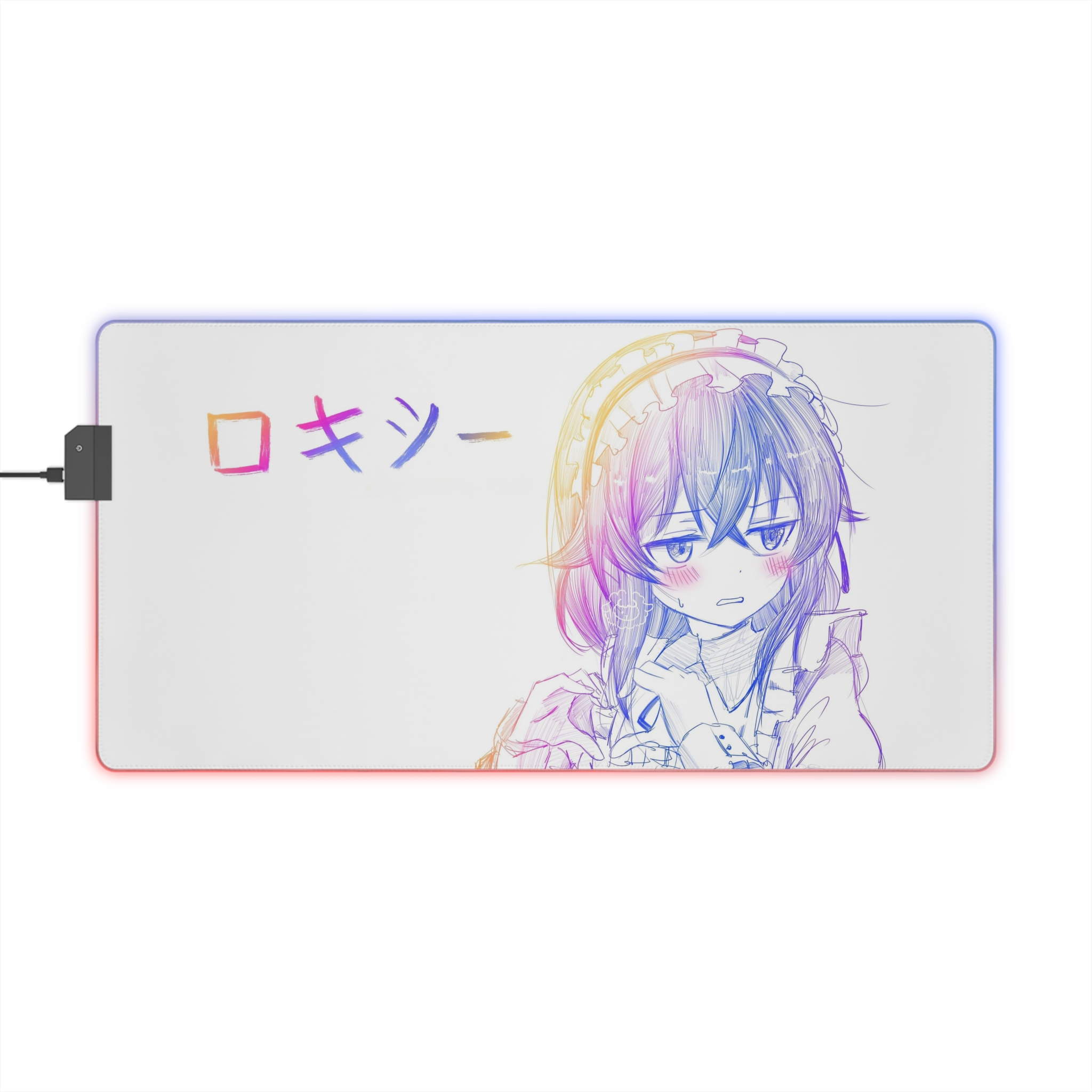 亂線畫風 主題桌墊 LED遊戲滑鼠墊-ZUIHANG SHOP