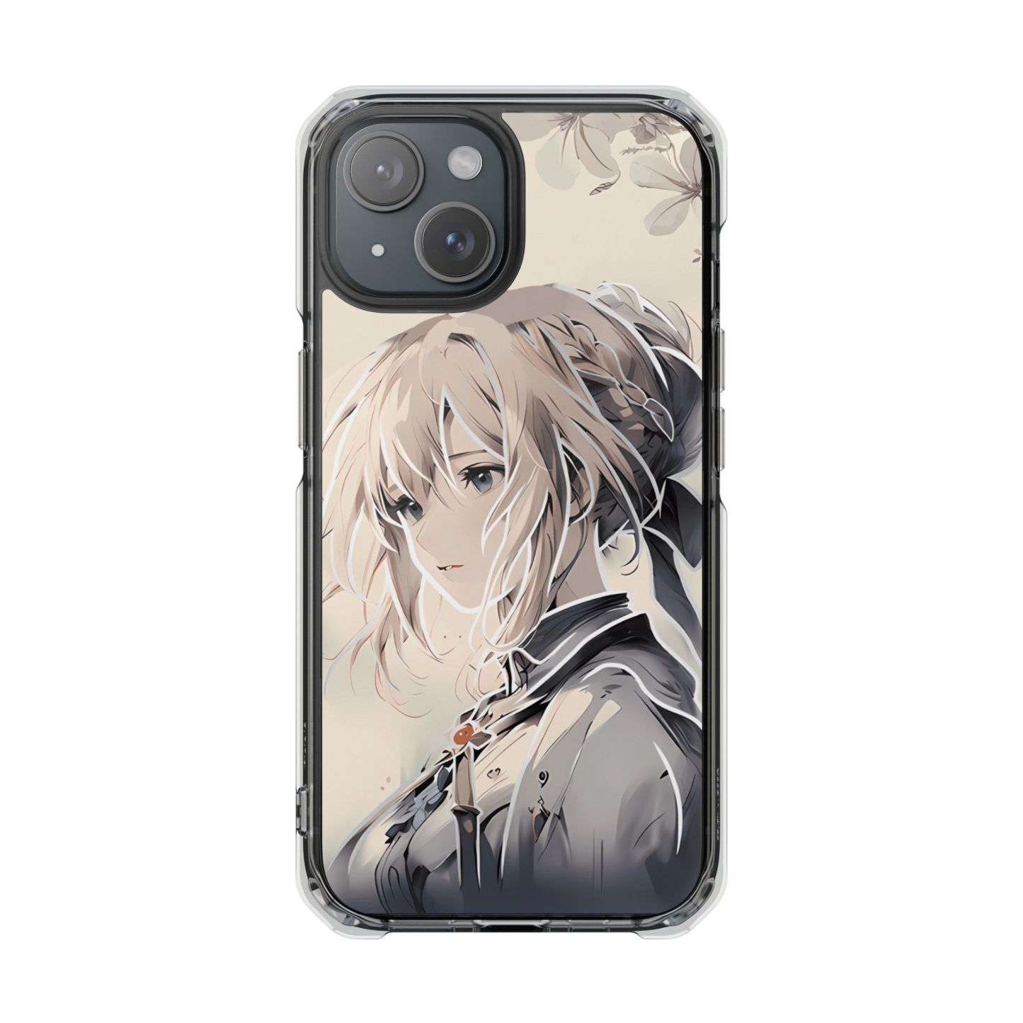 紫羅蘭永恆花園透明磁吸防摔手機殼-ZUIHANG SHOP