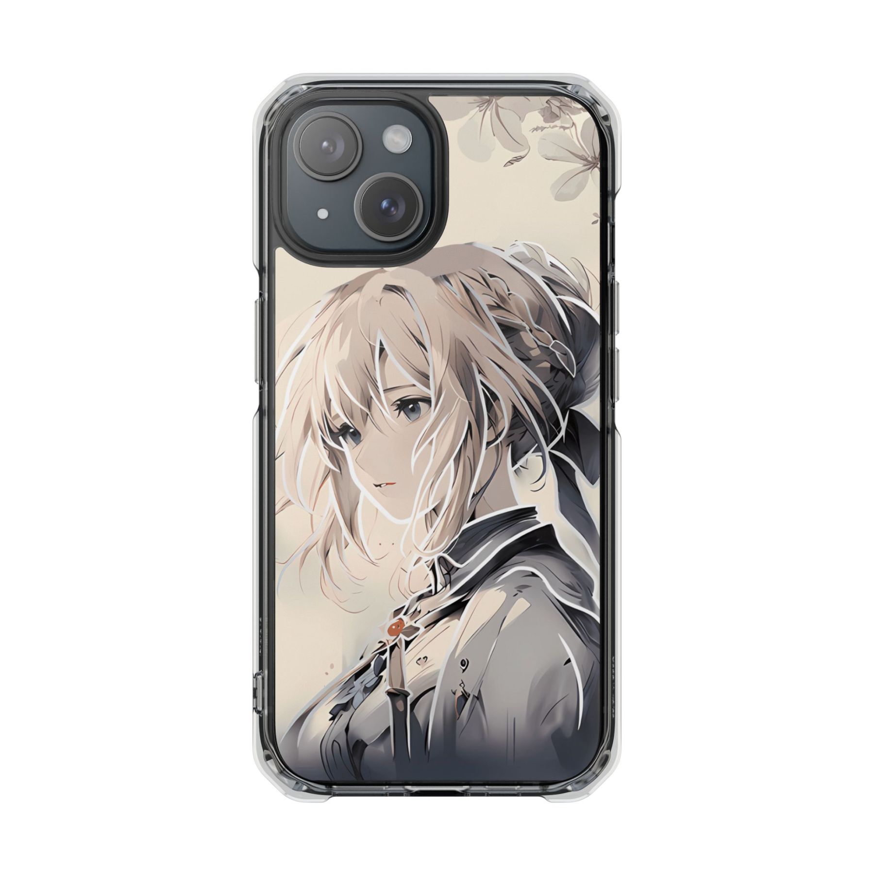 紫羅蘭永恆花園透明磁吸防摔手機殼-ZUIHANG SHOP