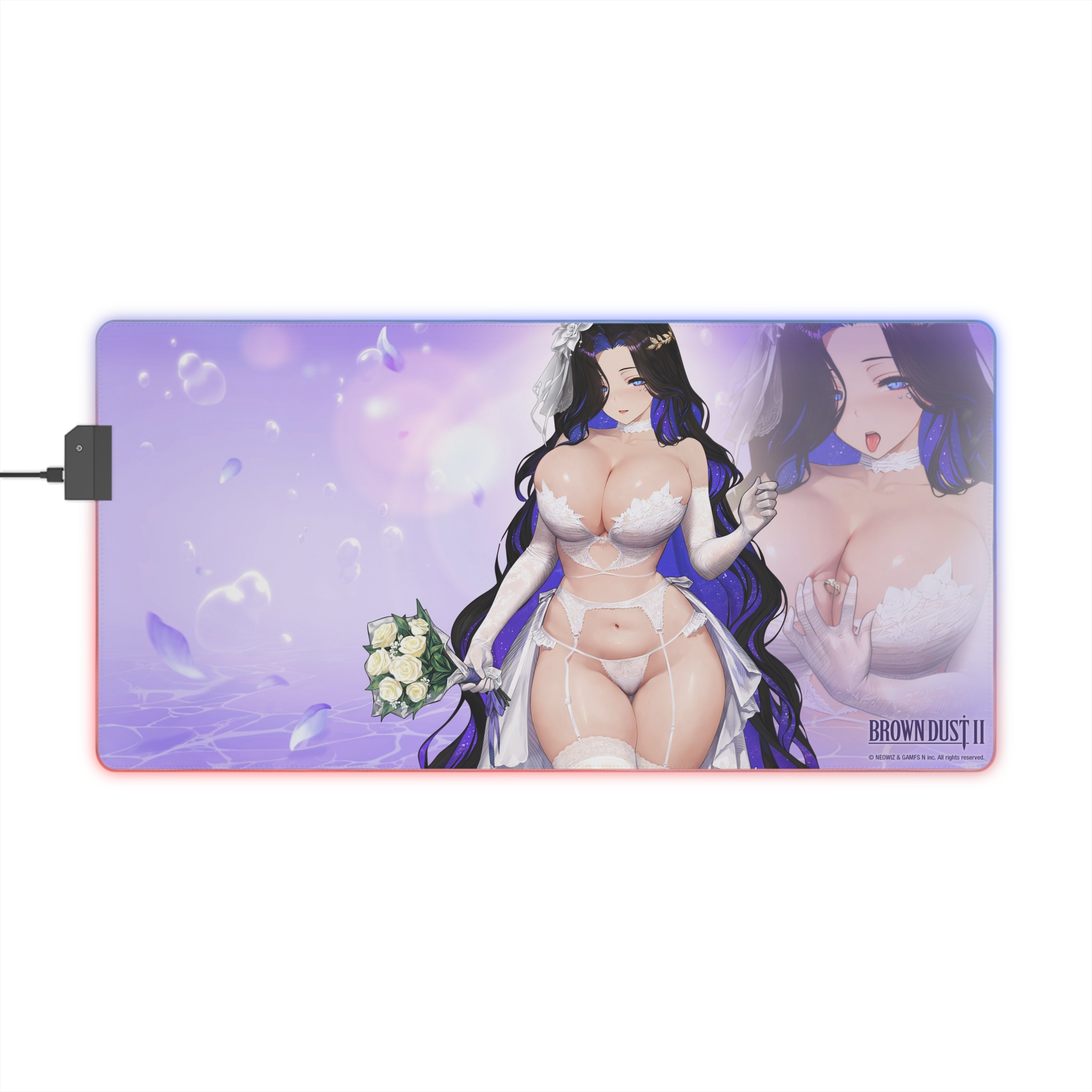 棕色塵埃2 主題桌墊 LED遊戲滑鼠墊-ZUIHANG SHOP