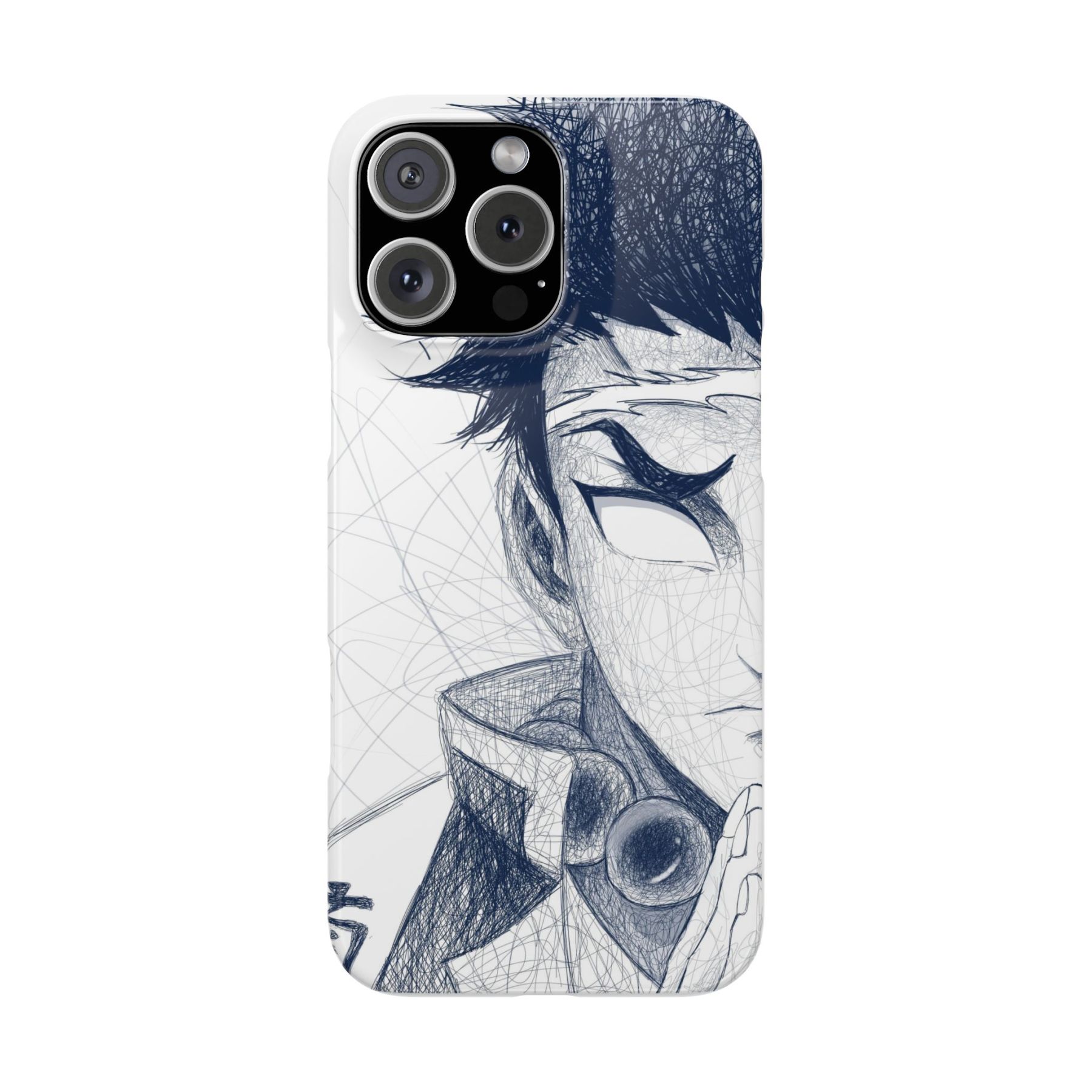 亂線畫風高清彩繪全包防摔菲林殼-ZUIHANG SHOP