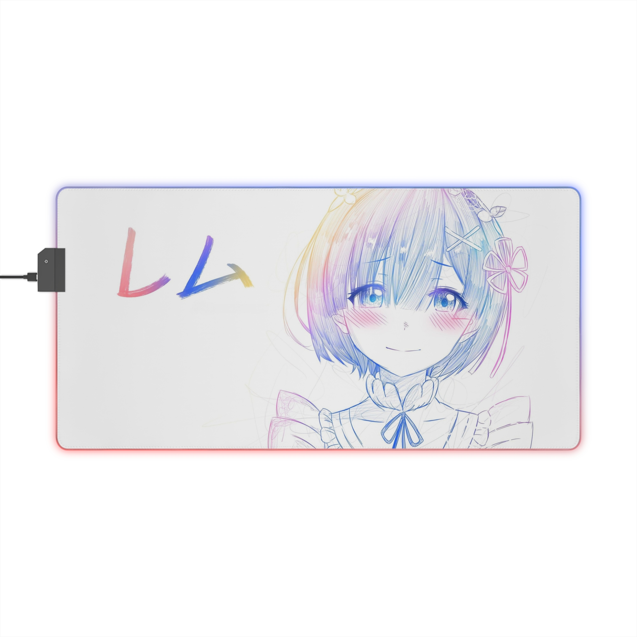 亂線畫風 主題桌墊 LED遊戲滑鼠墊-ZUIHANG SHOP