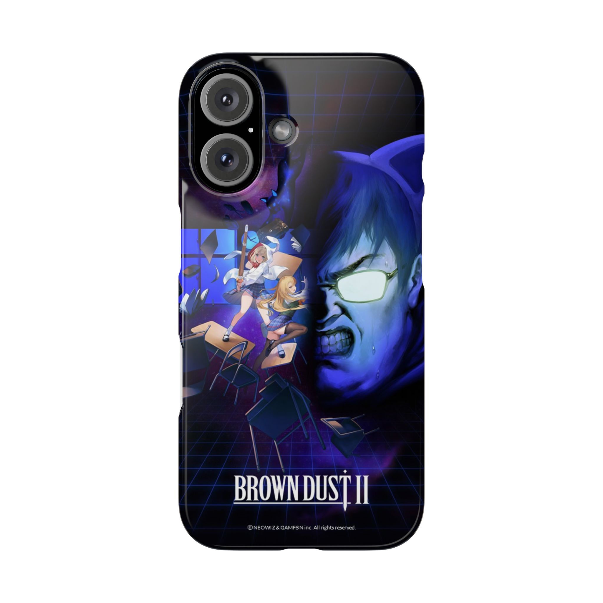 棕色塵埃高清彩繪全包防摔菲林殼-ZUIHANG SHOP