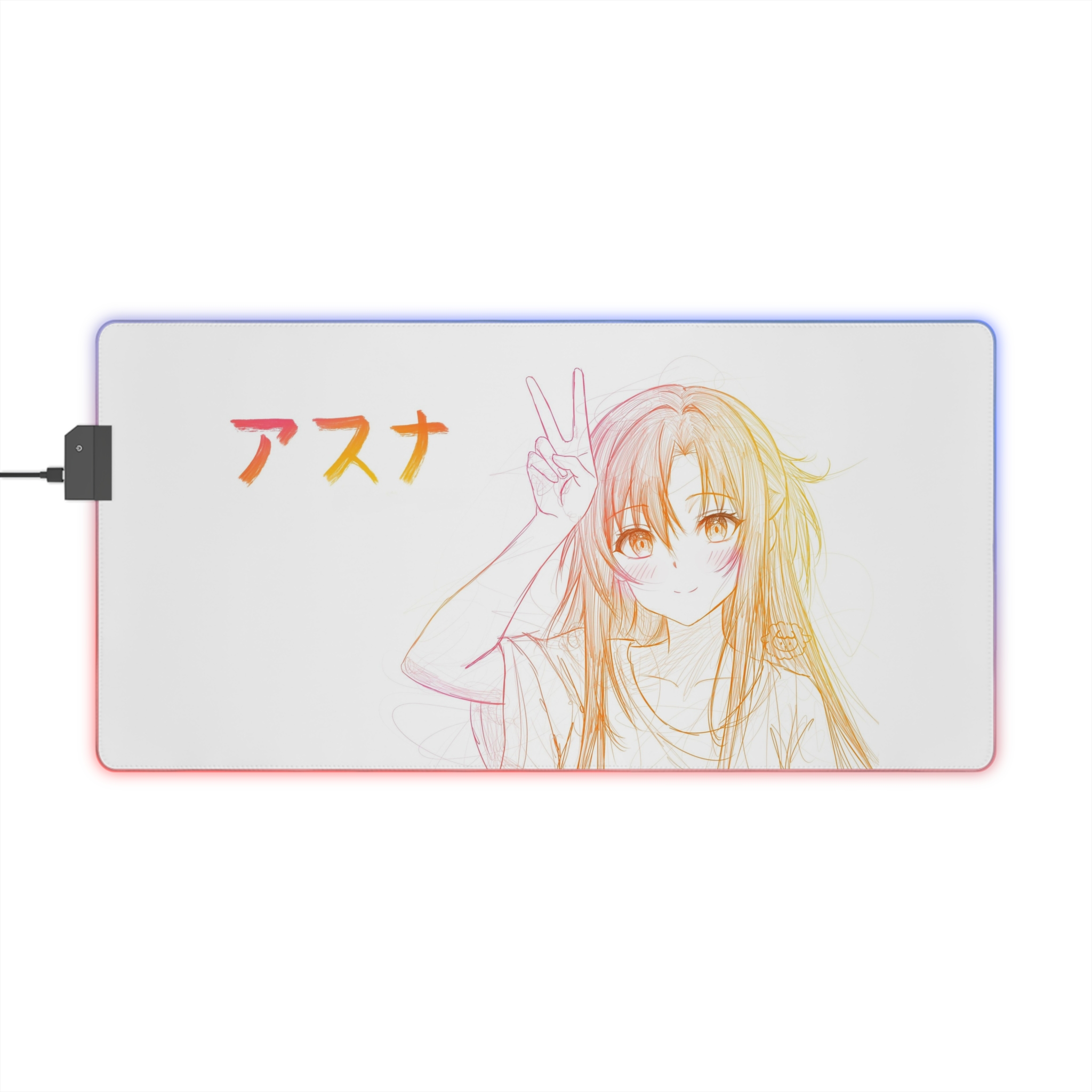 亂線畫風 主題桌墊 LED遊戲滑鼠墊-ZUIHANG SHOP