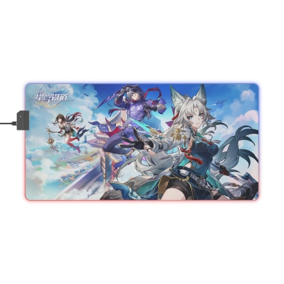 崩壞:星穹鐵道 主題桌墊 LED遊戲滑鼠墊-ZUIHANG SHOP