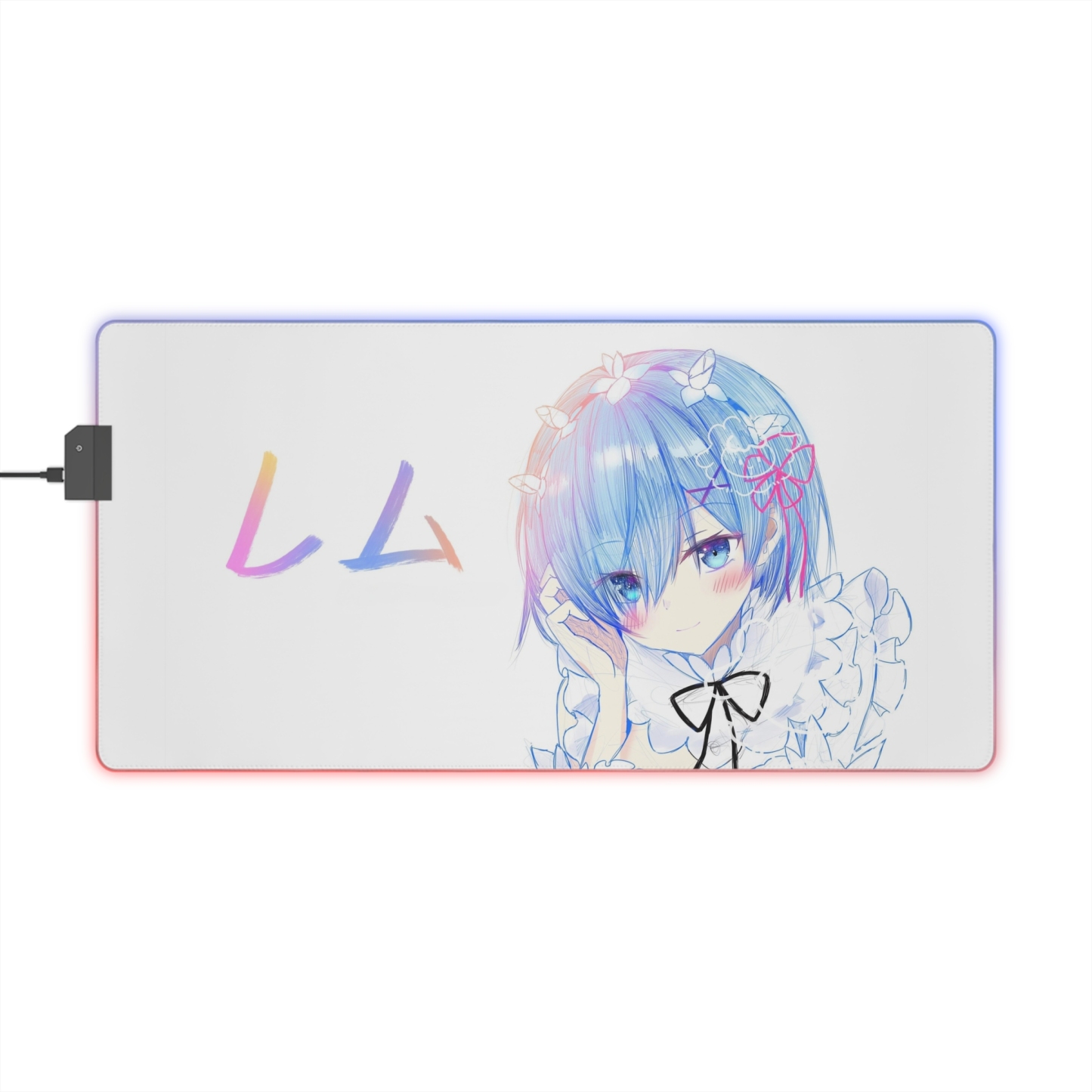 亂線畫風 主題桌墊 LED遊戲滑鼠墊-ZUIHANG SHOP