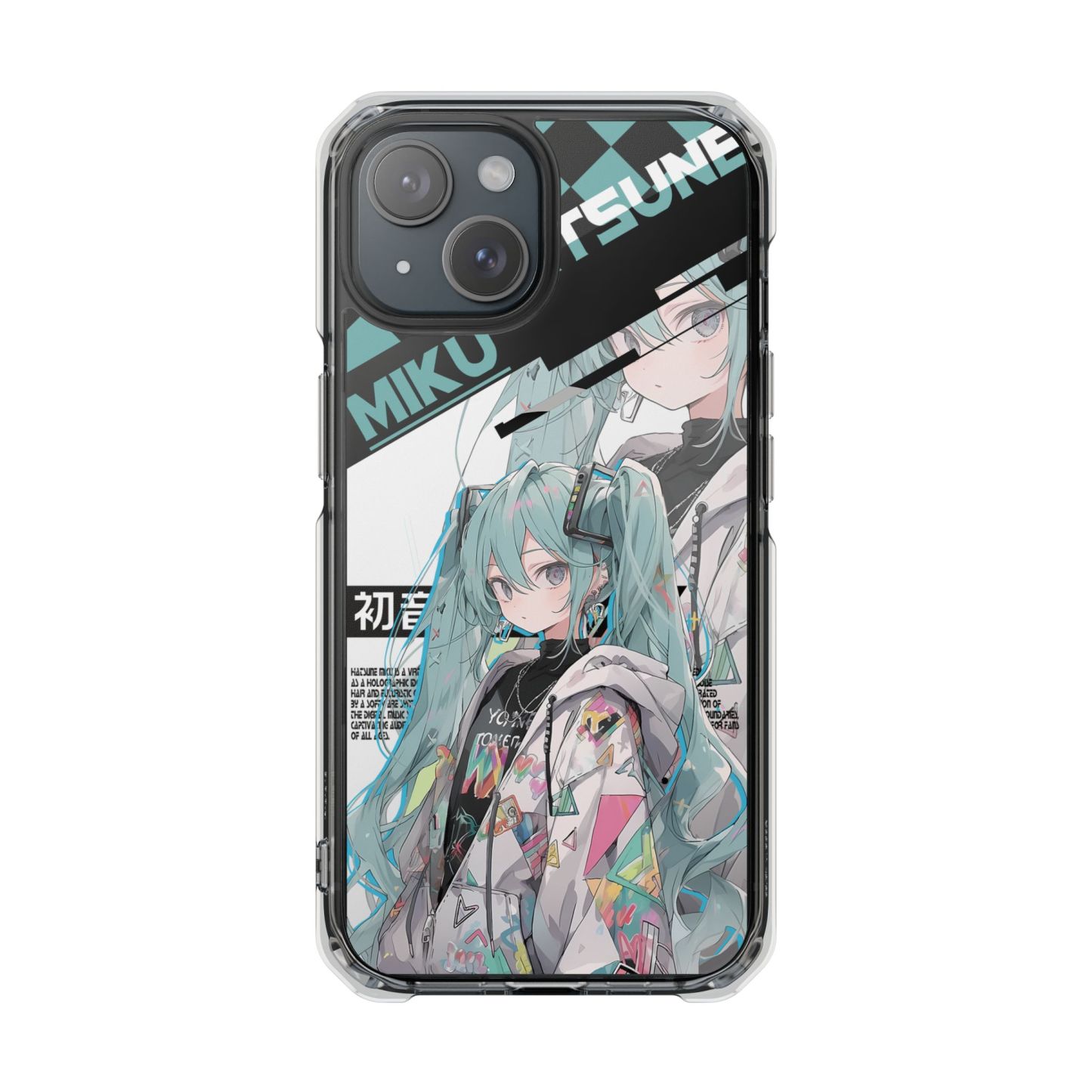 初音未來透明磁吸防摔手機殼-ZUIHANG SHOP