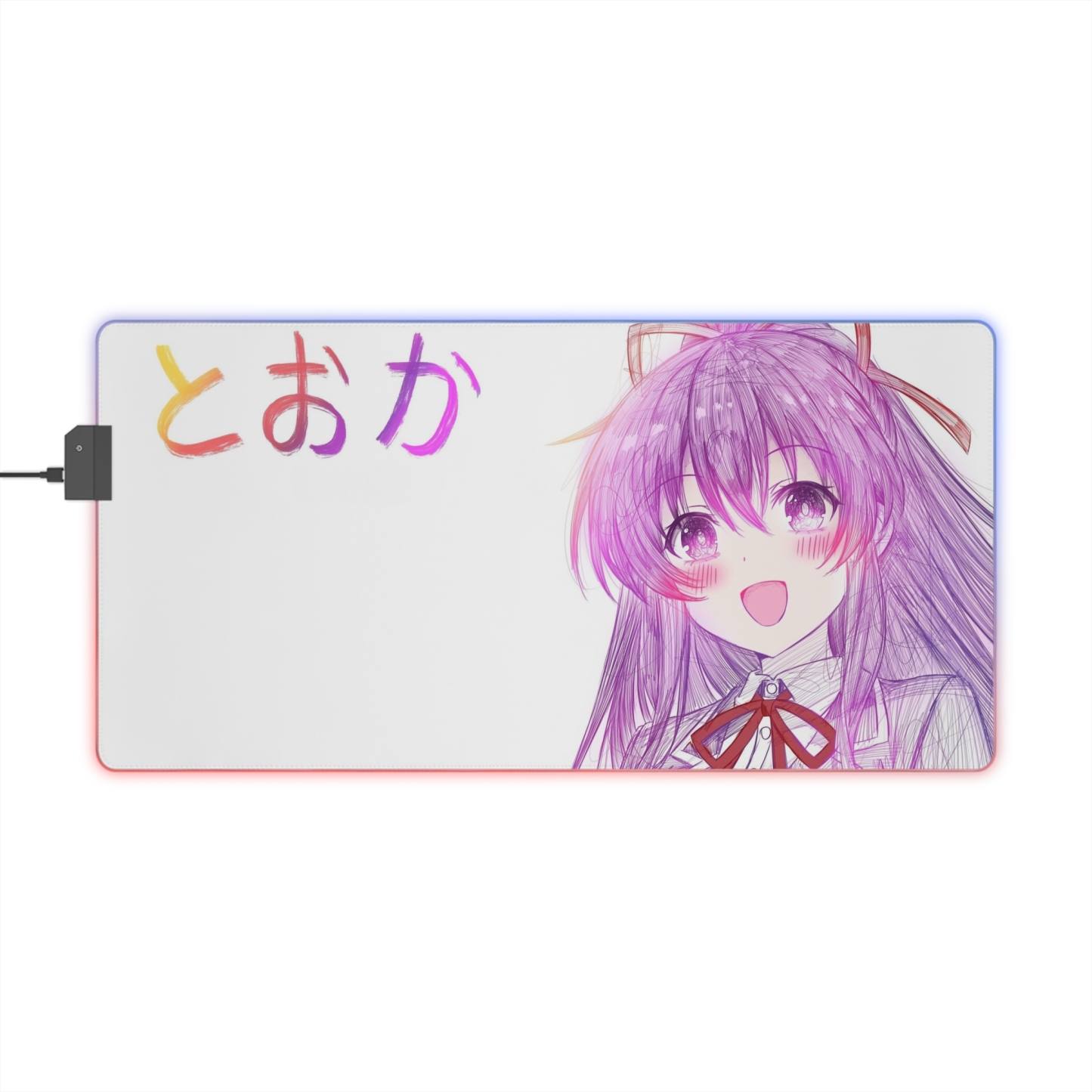 亂線畫風 主題桌墊 LED遊戲滑鼠墊-ZUIHANG SHOP