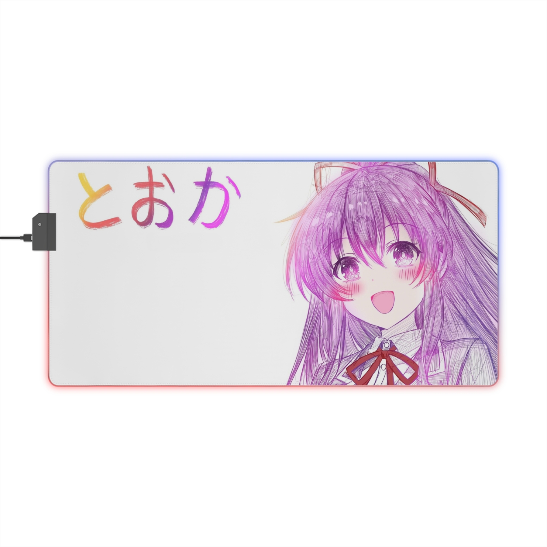 亂線畫風 主題桌墊 LED遊戲滑鼠墊-ZUIHANG SHOP