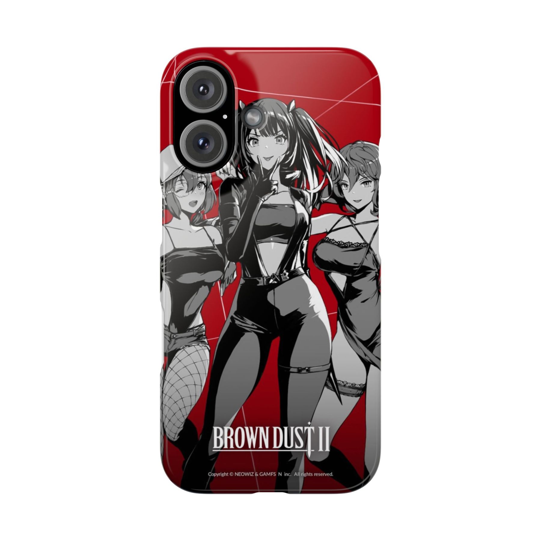 棕色塵埃高清彩繪全包防摔菲林殼-ZUIHANG SHOP