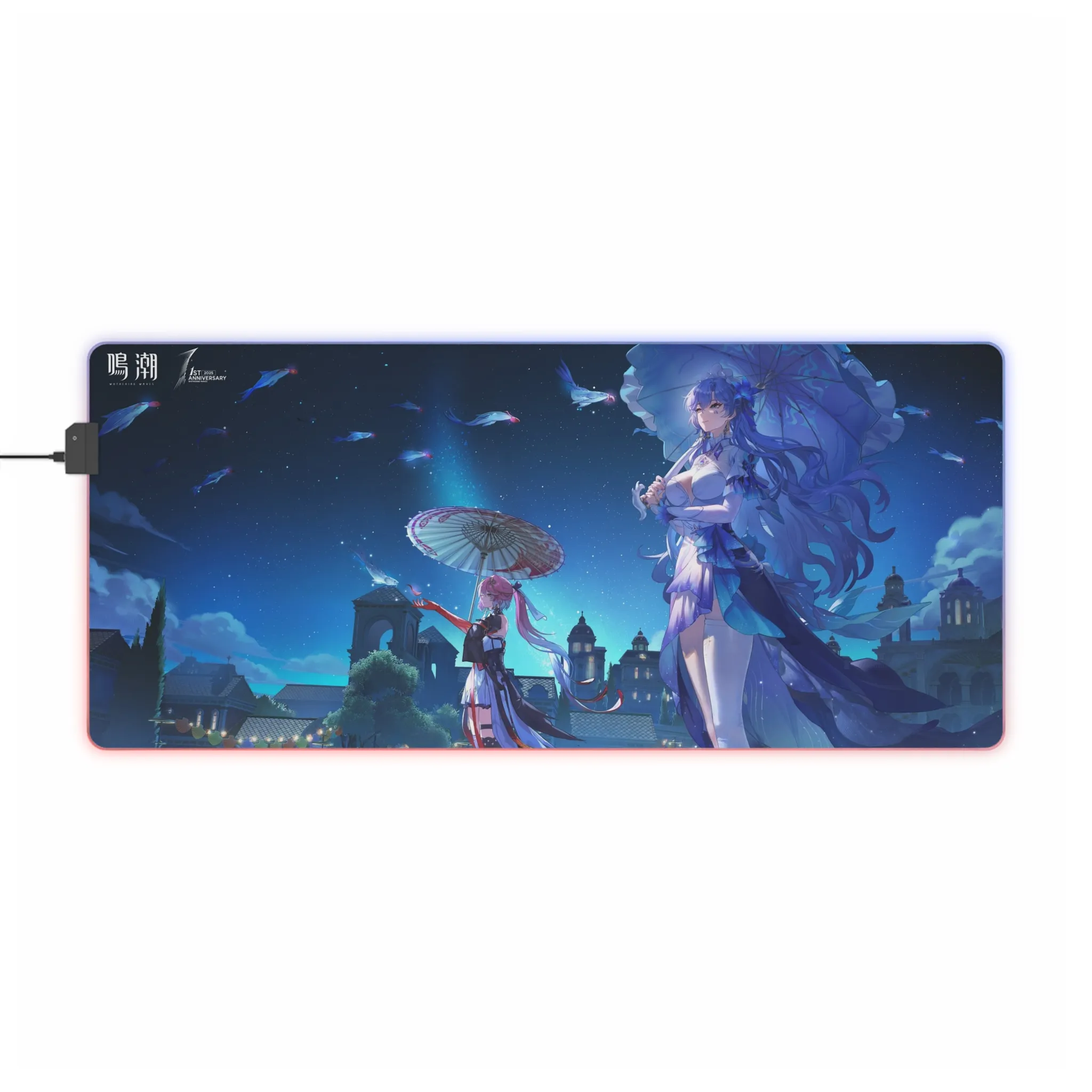 鳴潮 海歌重奏 主題桌墊 LED遊戲滑鼠墊-ZUIHANG SHOP