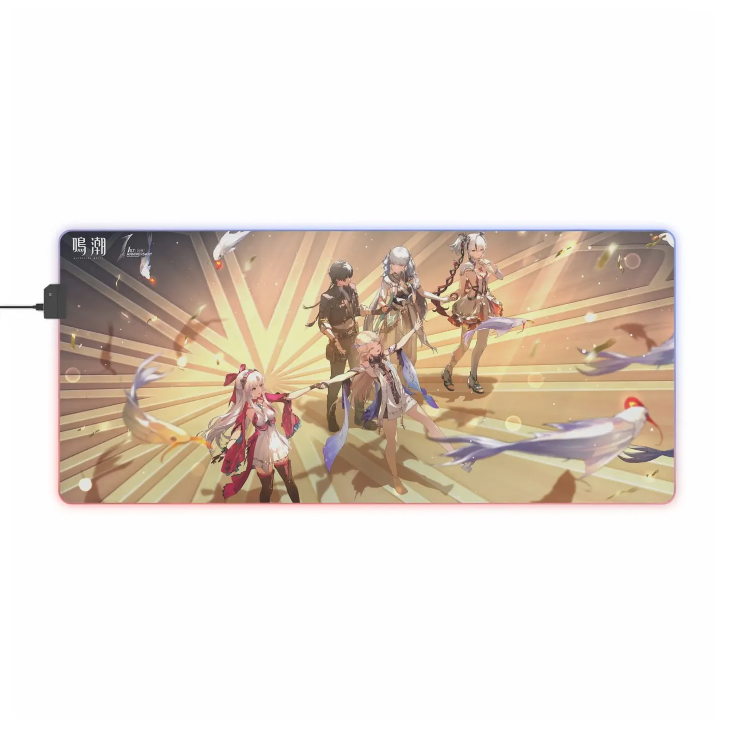 鳴潮 海歌重奏 主題桌墊 LED遊戲滑鼠墊-ZUIHANG SHOP