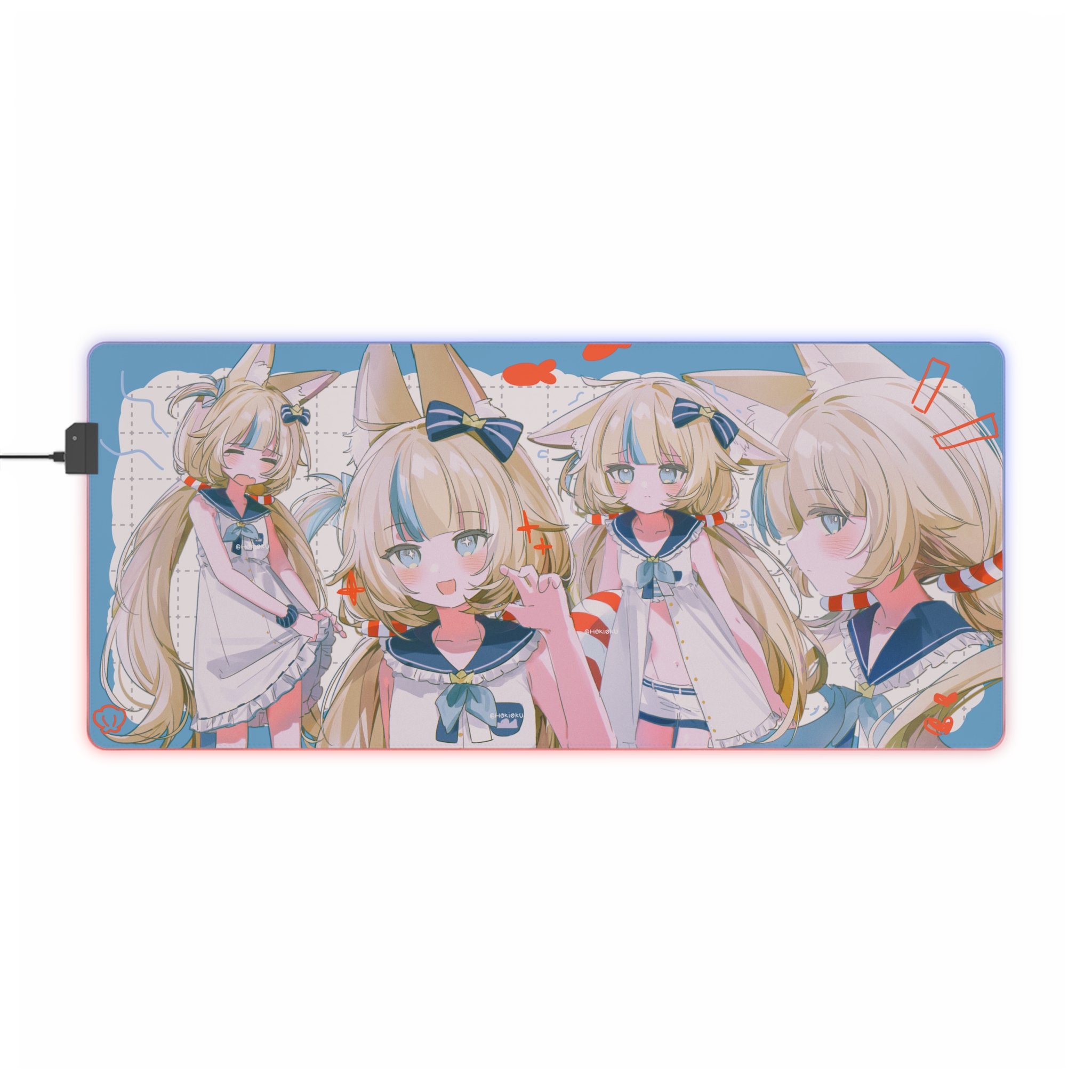 SamekoSaba 主題桌墊 LED遊戲滑鼠墊-ZUIHANG SHOP