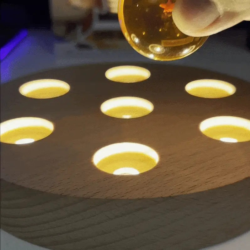 七龍珠神龍龍珠水晶球｜LED 發光創意桌面擺件