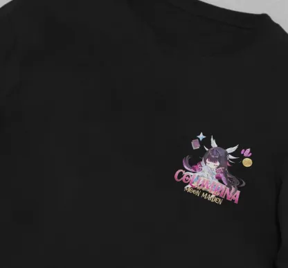 哥倫比婭 “月之少女” 原神粉絲自製T恤